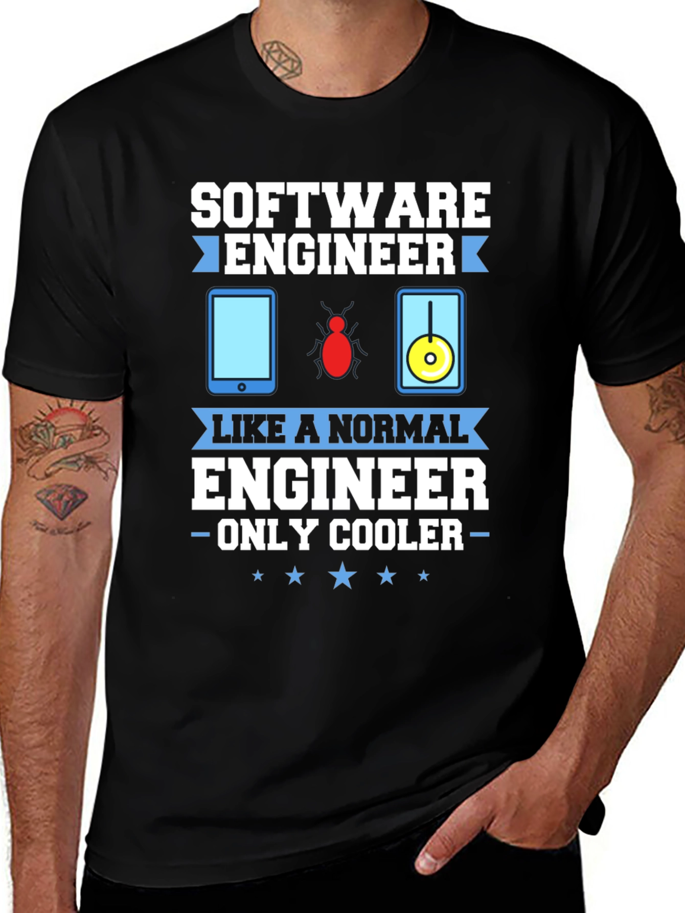 Variant 14 of Software Engineer Funny Graphic T-Shirt