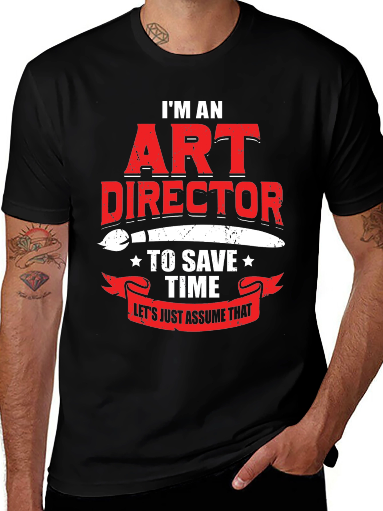 Variant 18 of Art Director Humor Graphic T-Shirt