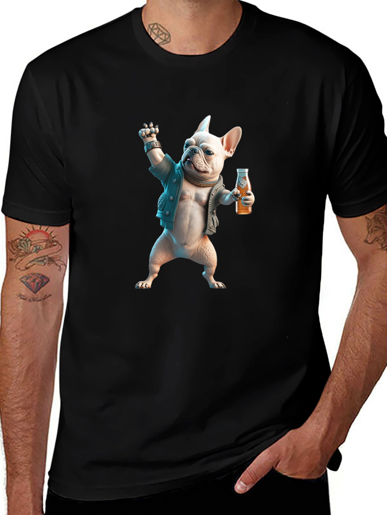 Variant 30 of Cool Dog Graphic T-Shirt