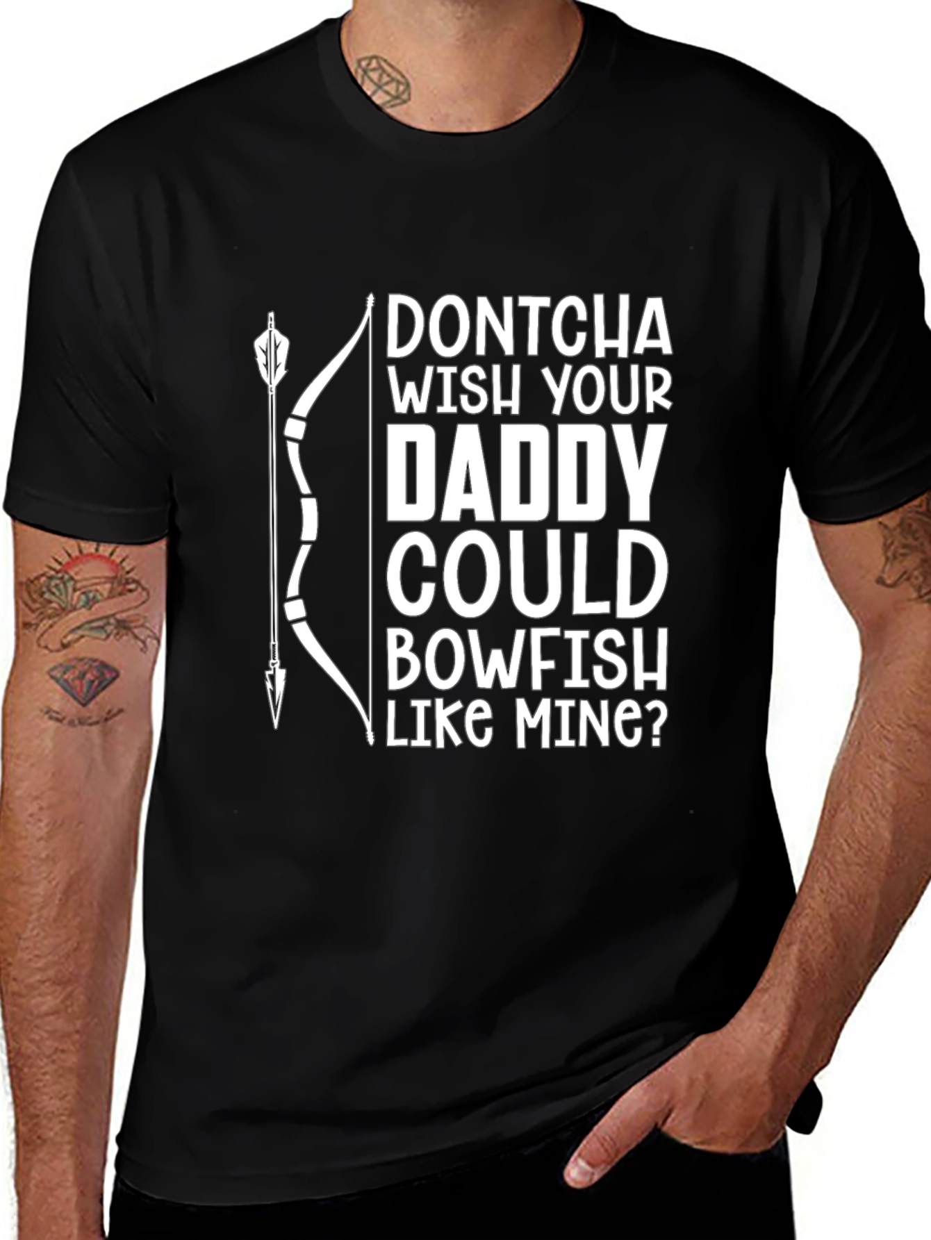 Variant 4 of Bowfishing Daddy T-Shirt - Funny Fishing Gift