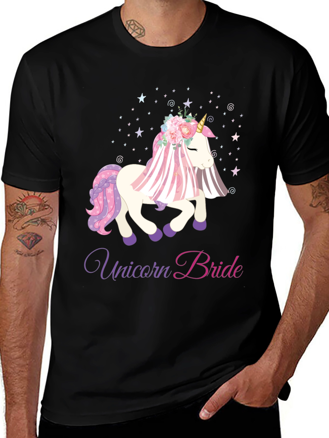 Unicorn Bride T-Shirt - Unique Bridal Tee