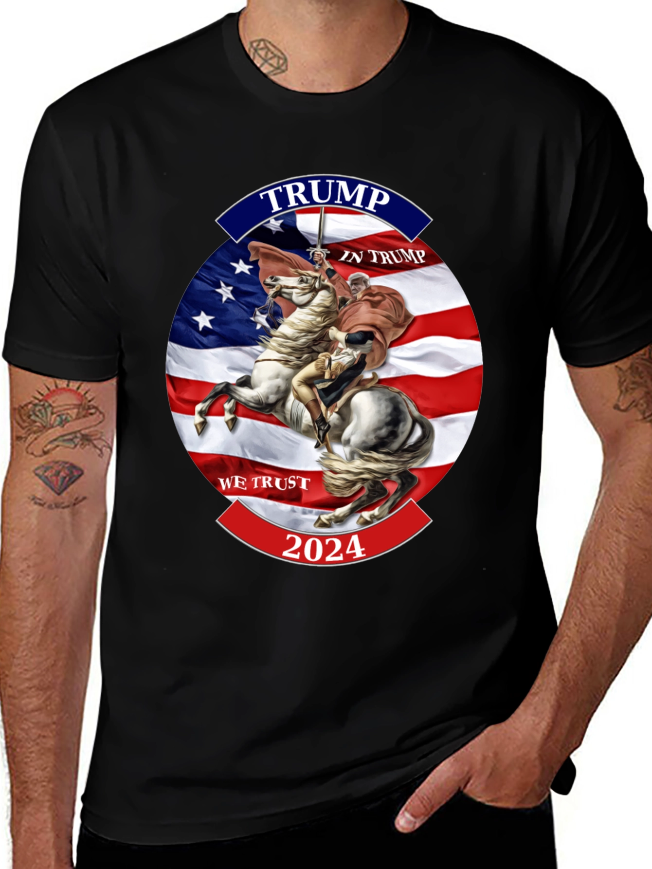 Trump 2024 T-Shirt: Patriotic Graphic Tee