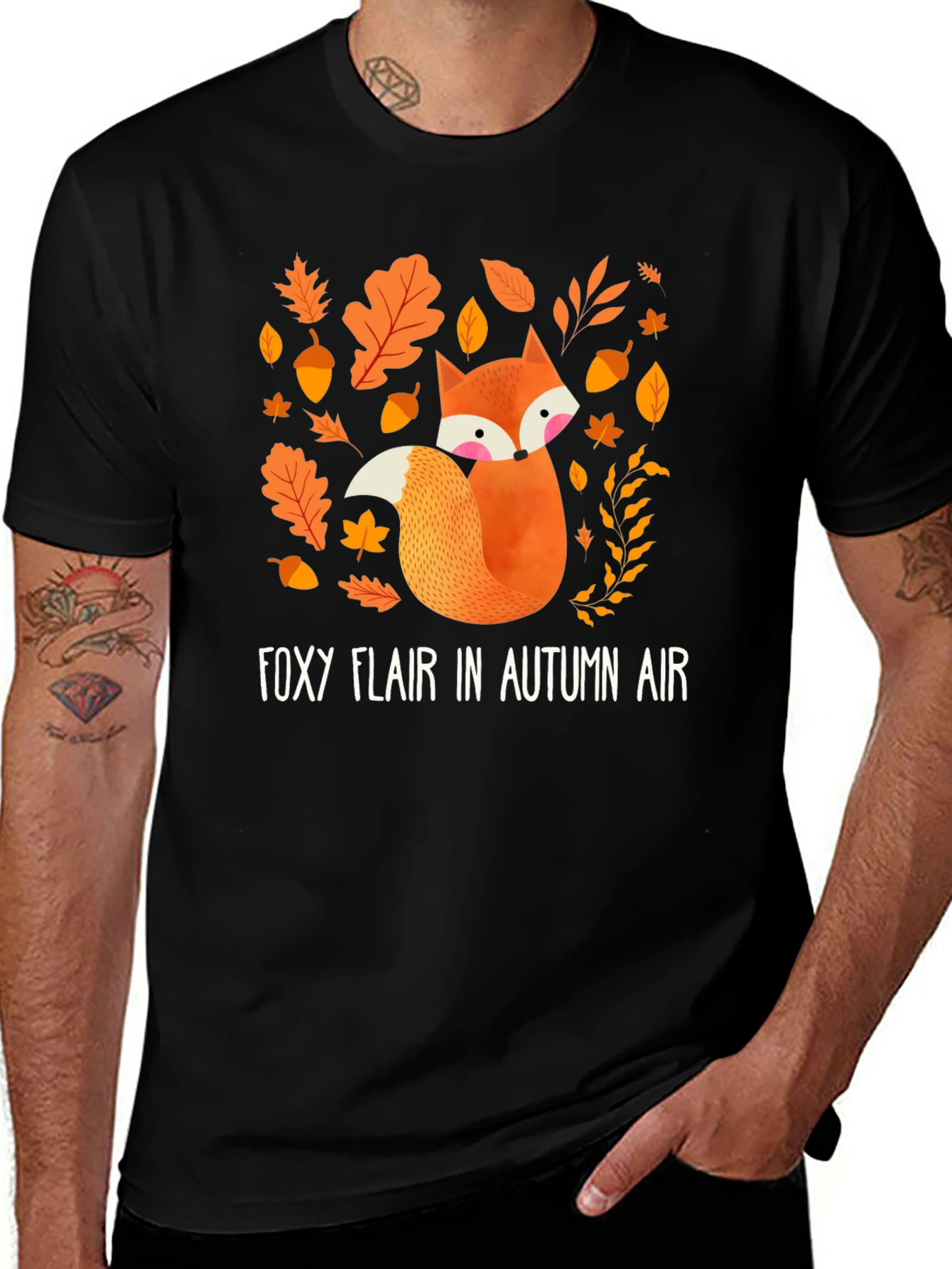 Variant 25 of Foxy Flair in Autumn Air T-Shirt