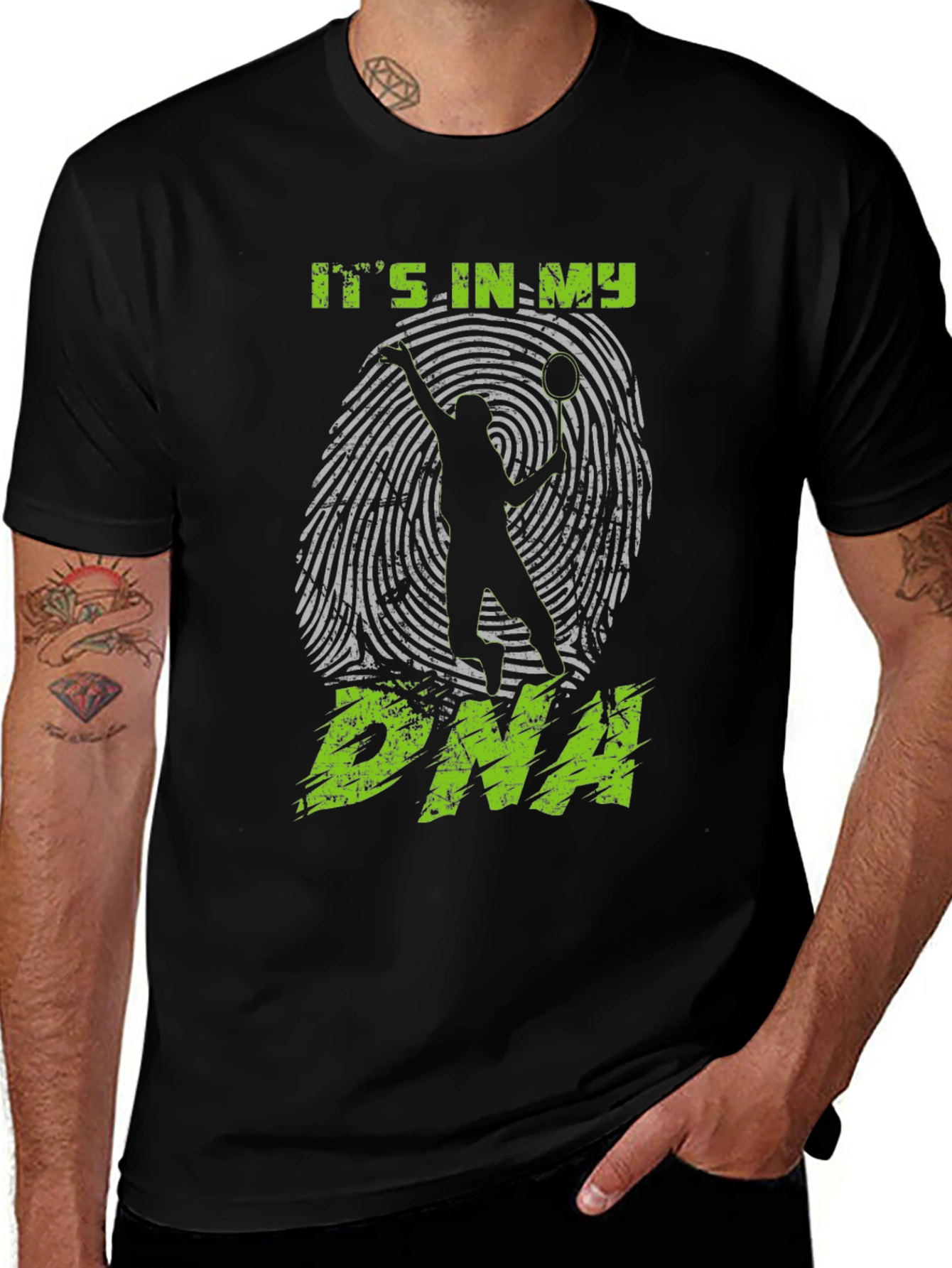 Variant 3 of Tennis DNA T-Shirt