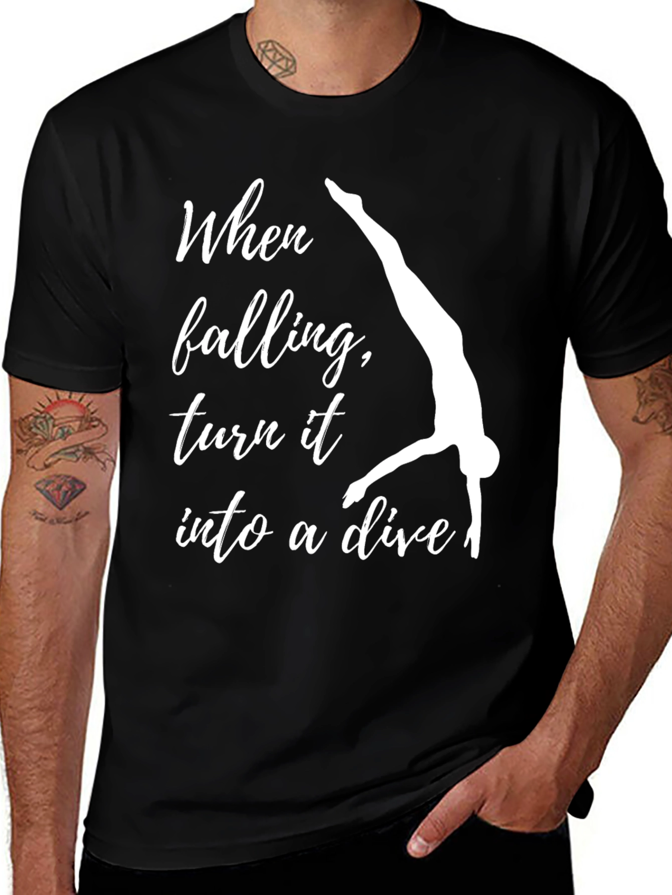 Variant 15 of Falling Into A Dive T-Shirt