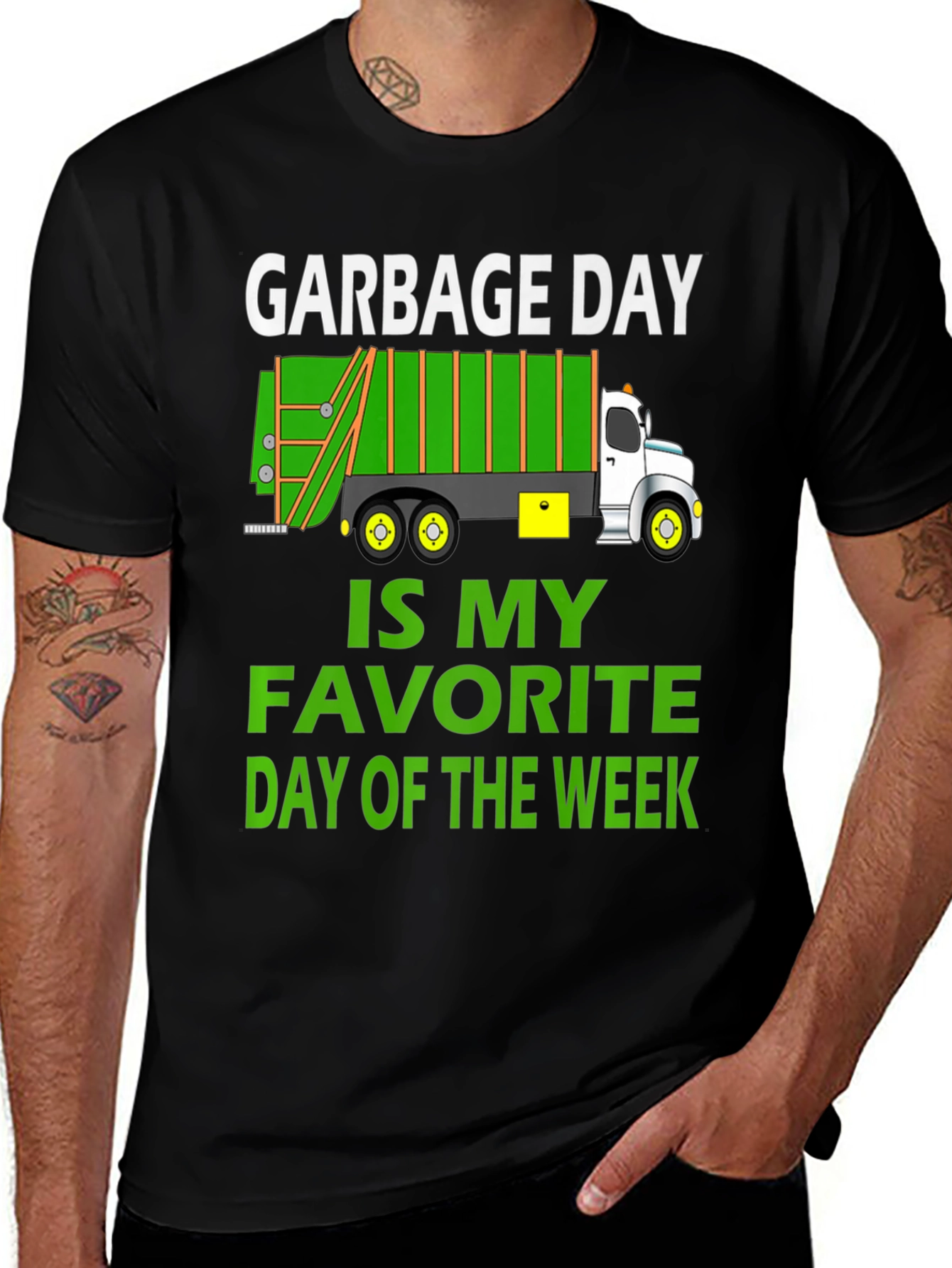 Variant 21 of Garbage Day is My Favorite T-Shirt