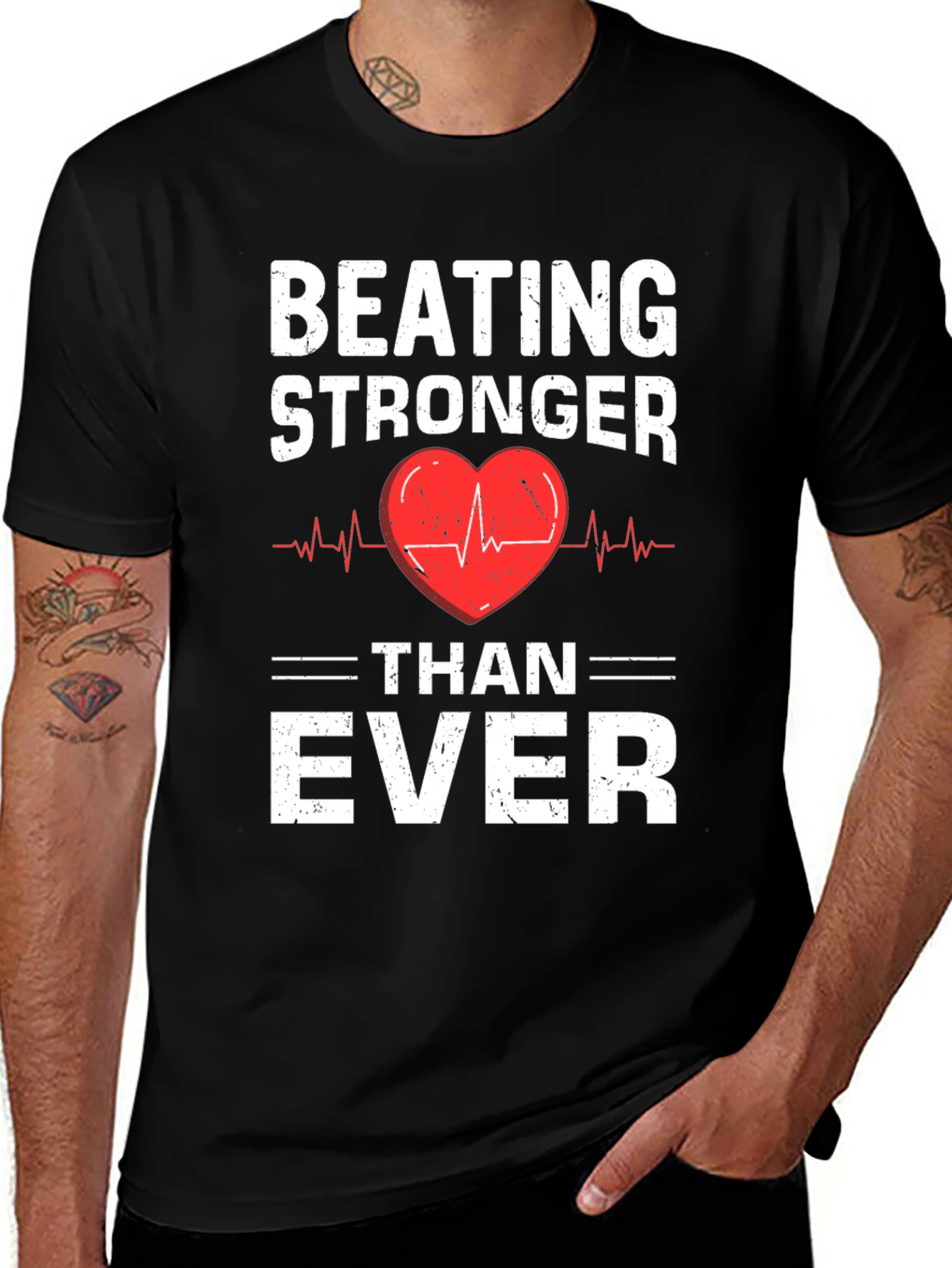 Beating Stronger Than Ever Heartbeat T-Shirt