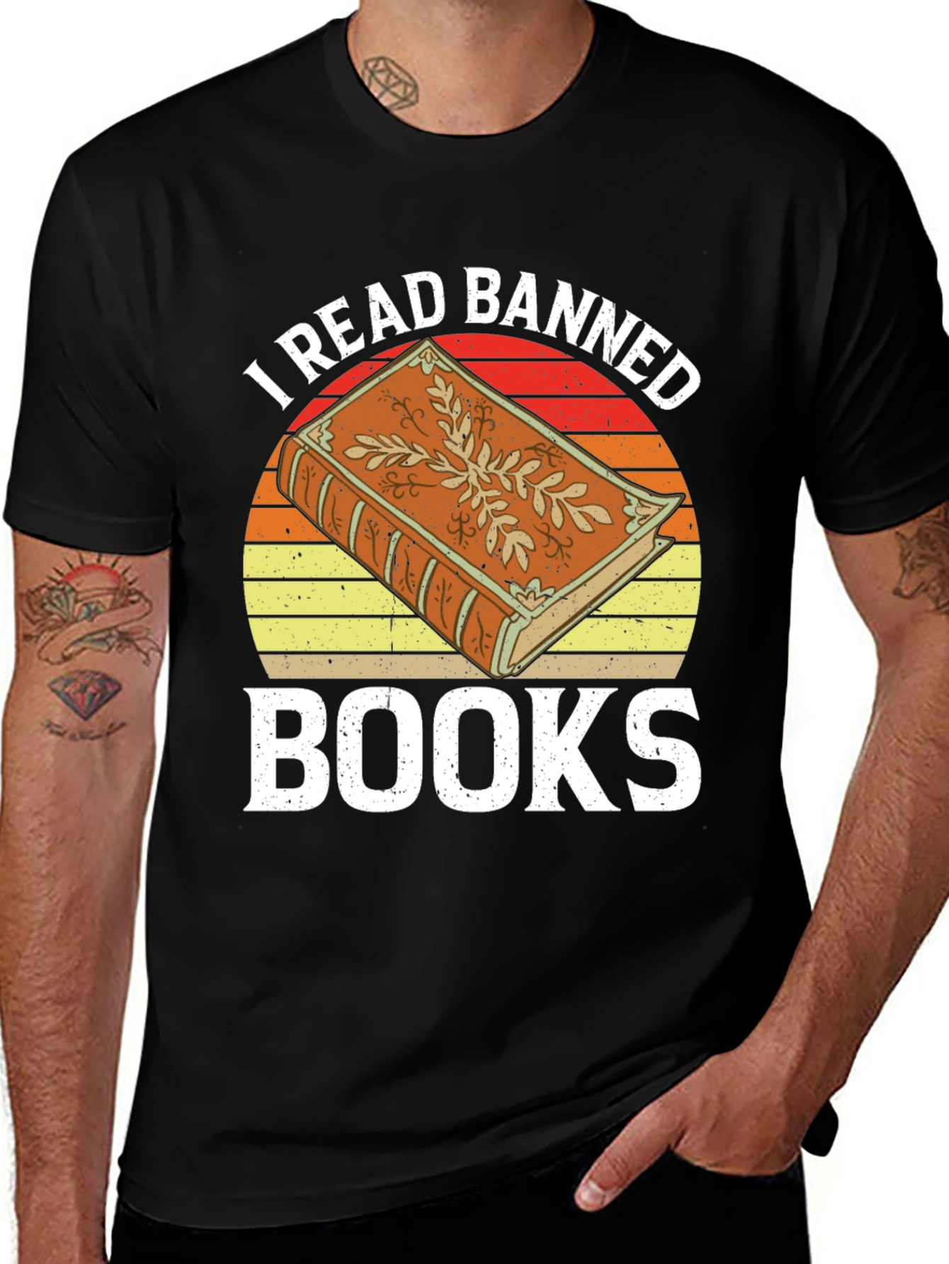 I Read Banned Books T-Shirt - Vintage Book Lover Tee
