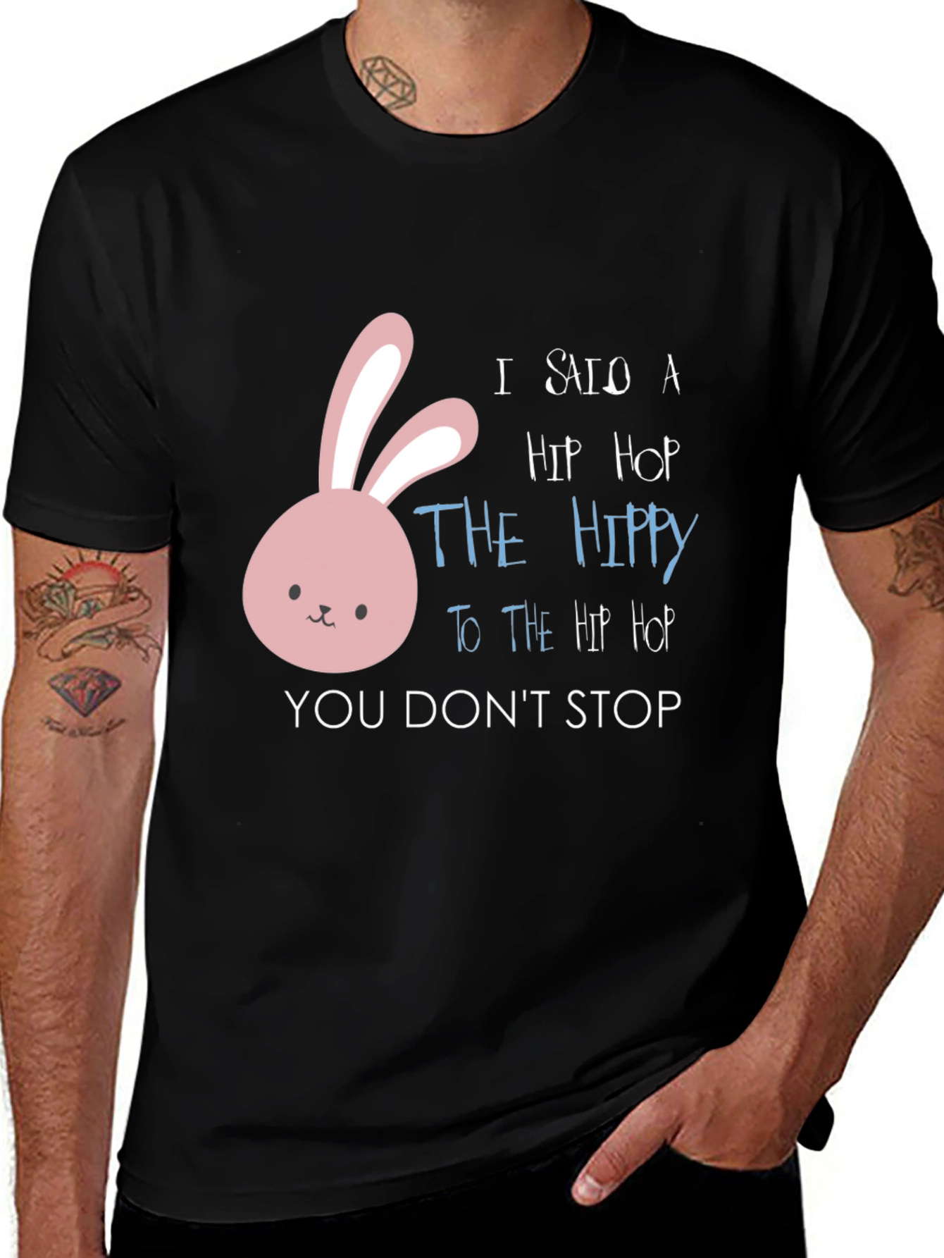 Hip Hop Bunny Graphic Tee