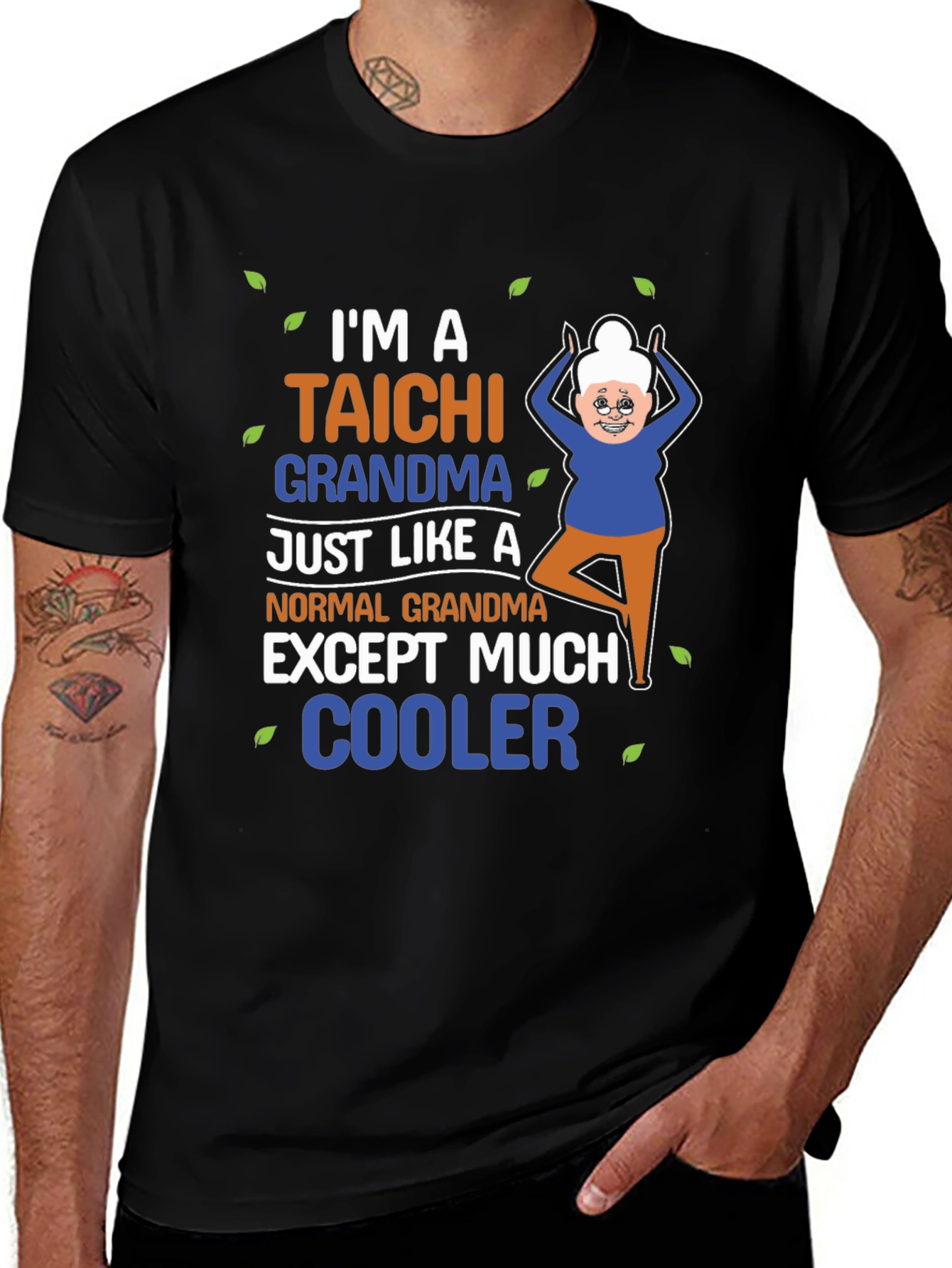 Tai Chi Grandma T-Shirt - Cool & Unique Design