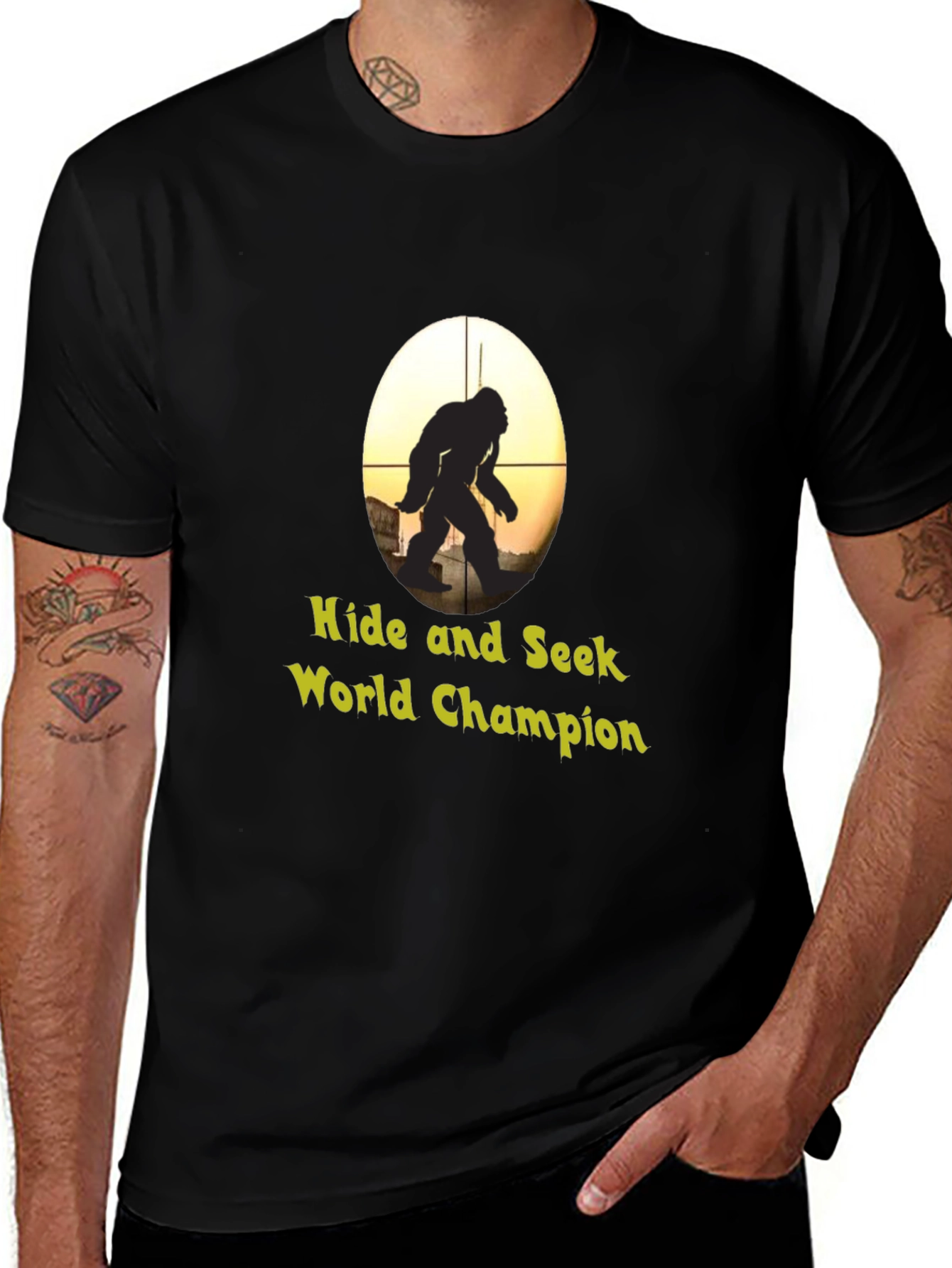 Variant 9 of Hide & Seek World Champion Bigfoot Graphic T-Shirt