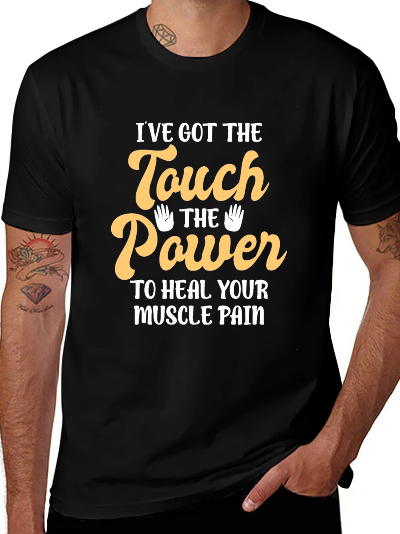 Variant 6 of Touch Power Muscle Pain Healing T-Shirt