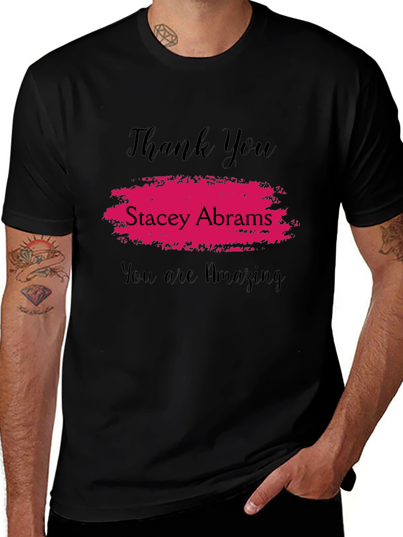 Variant 13 of Stacey Abrams Thank You Tee