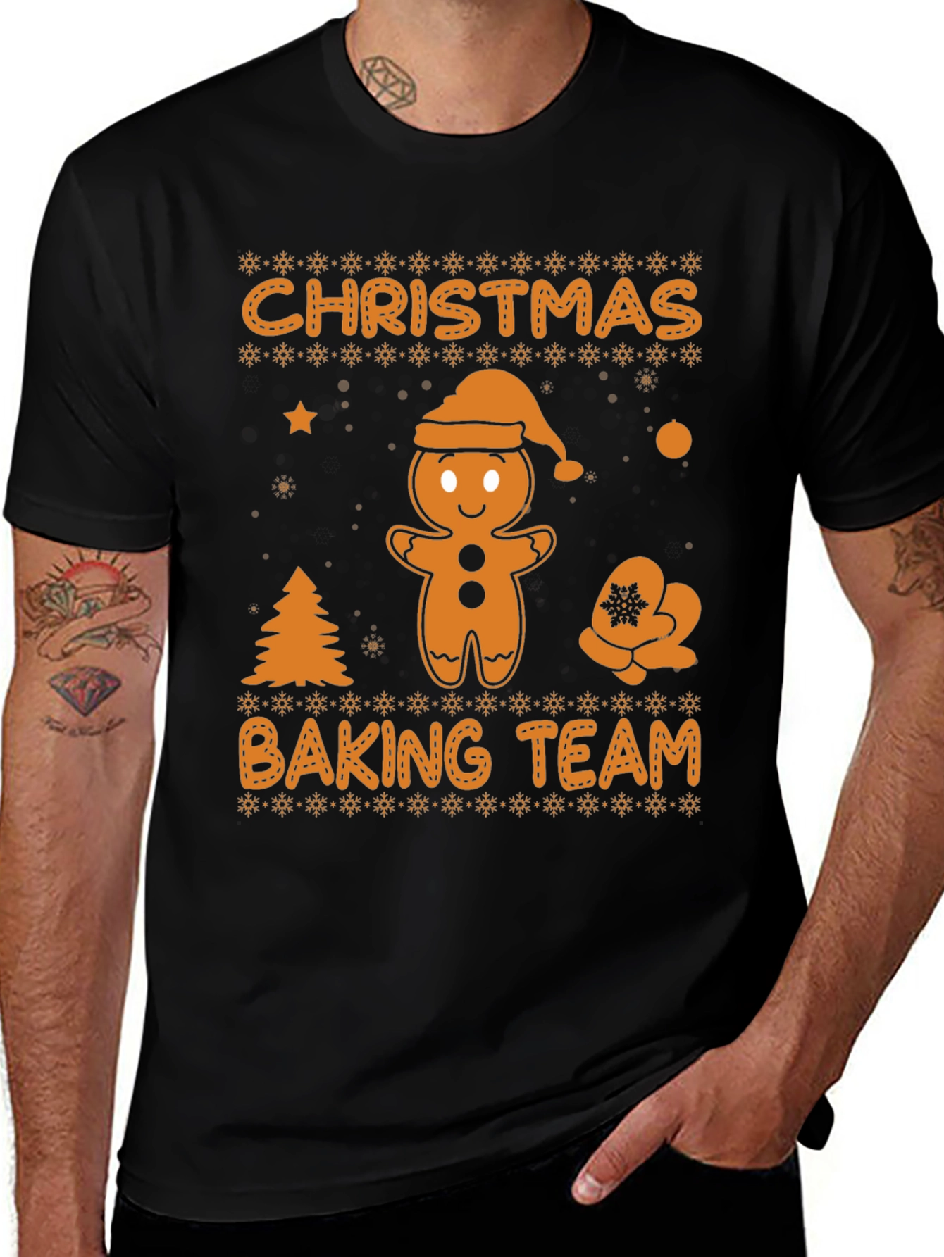 Christmas Baking Team Gingerbread T-Shirt