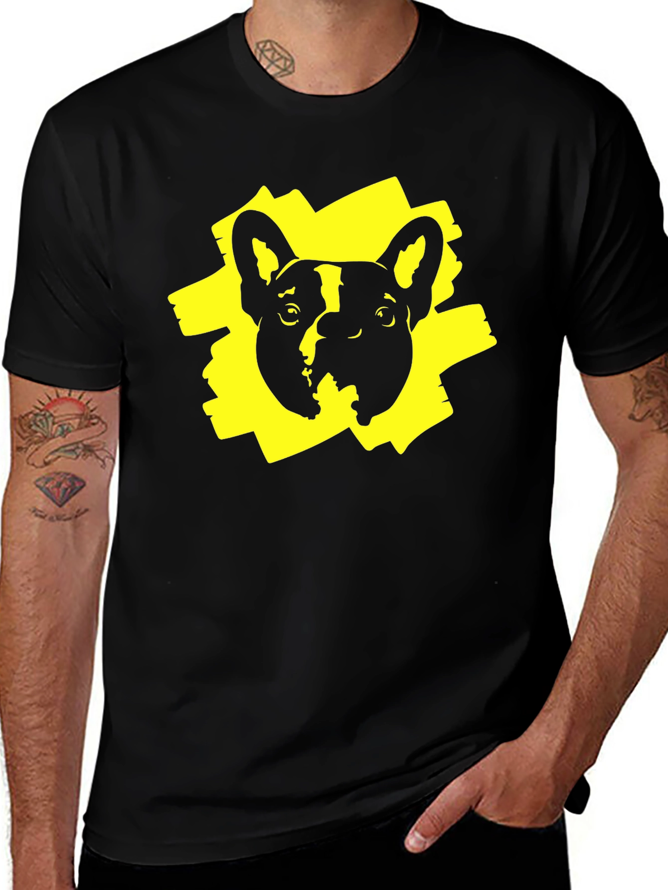 Cool Bulldog Graphic Tee