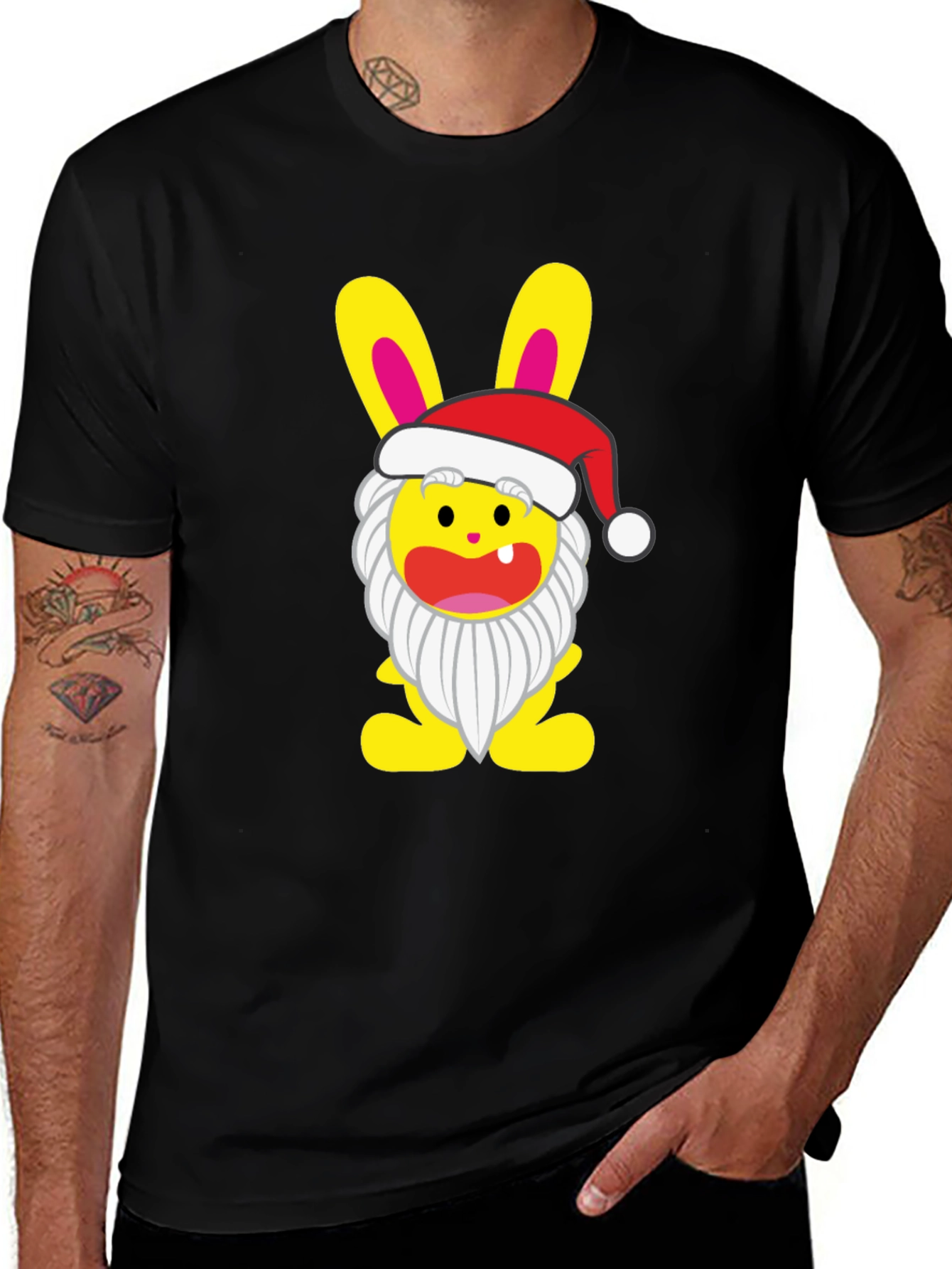 Variant 25 of Funny Holiday Bunny T-Shirt