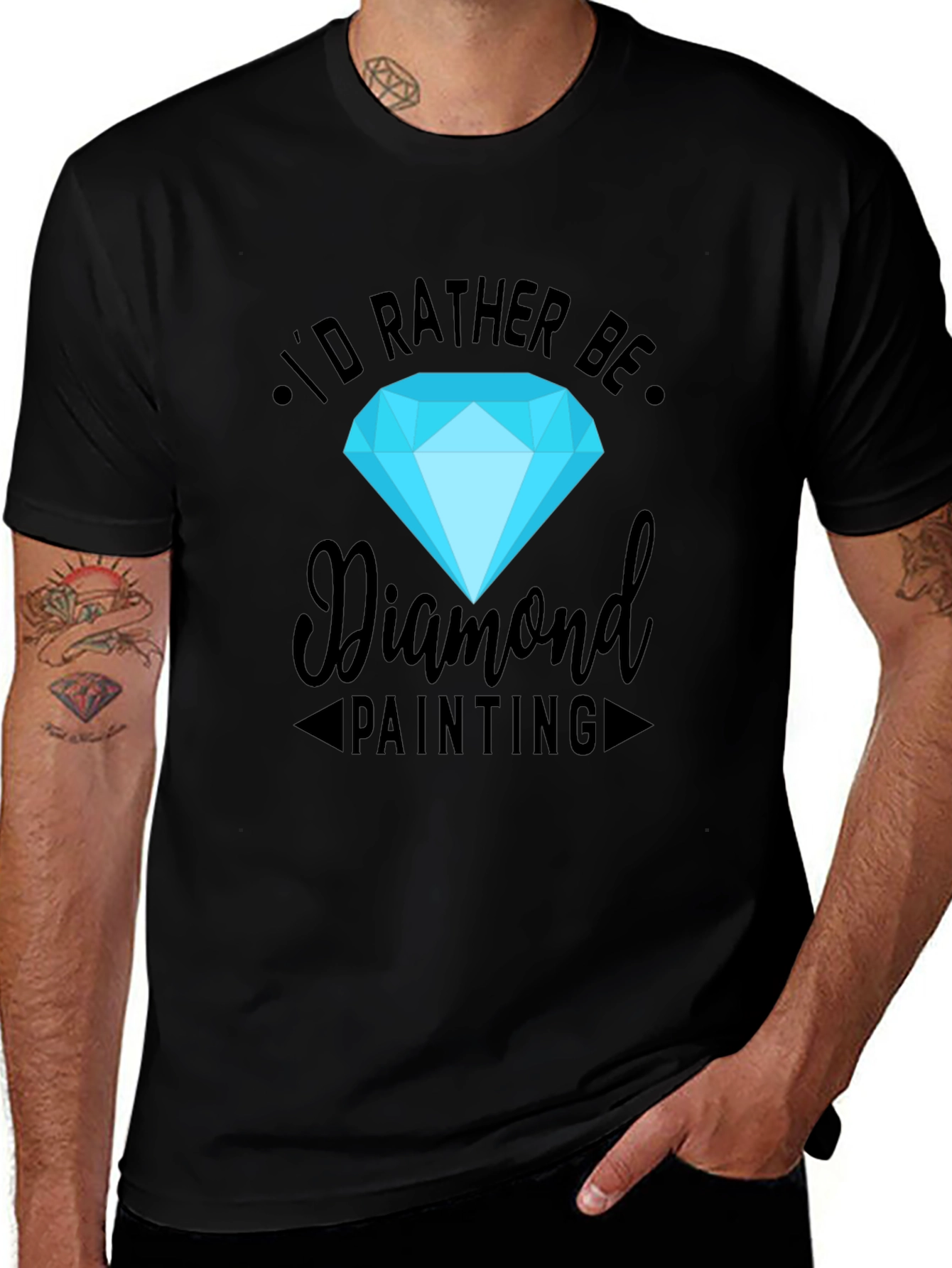Variant 22 of Diamond Painting Hobbyist T-Shirt