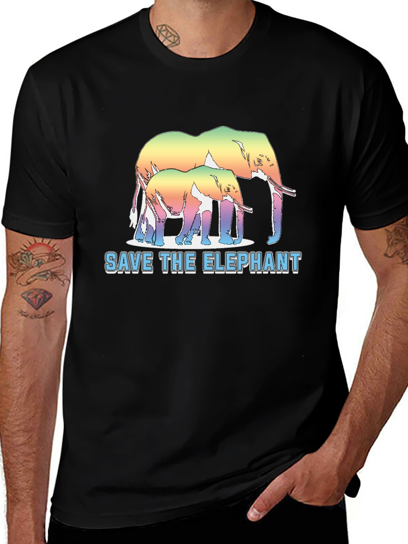 Variant 16 of Save the Elephants Graphic Tee