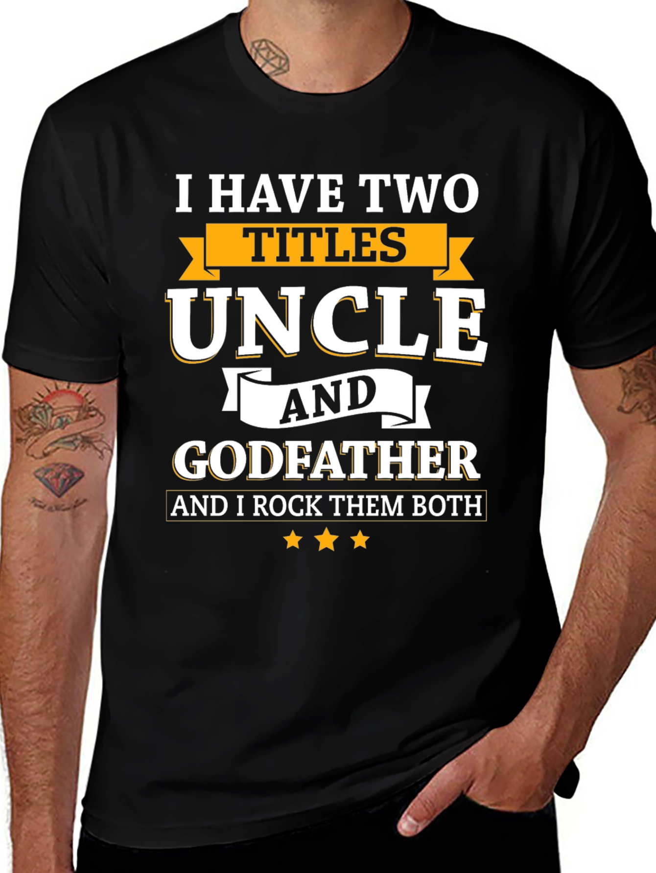 Variant 23 of Uncle Godfather Graphic Tee