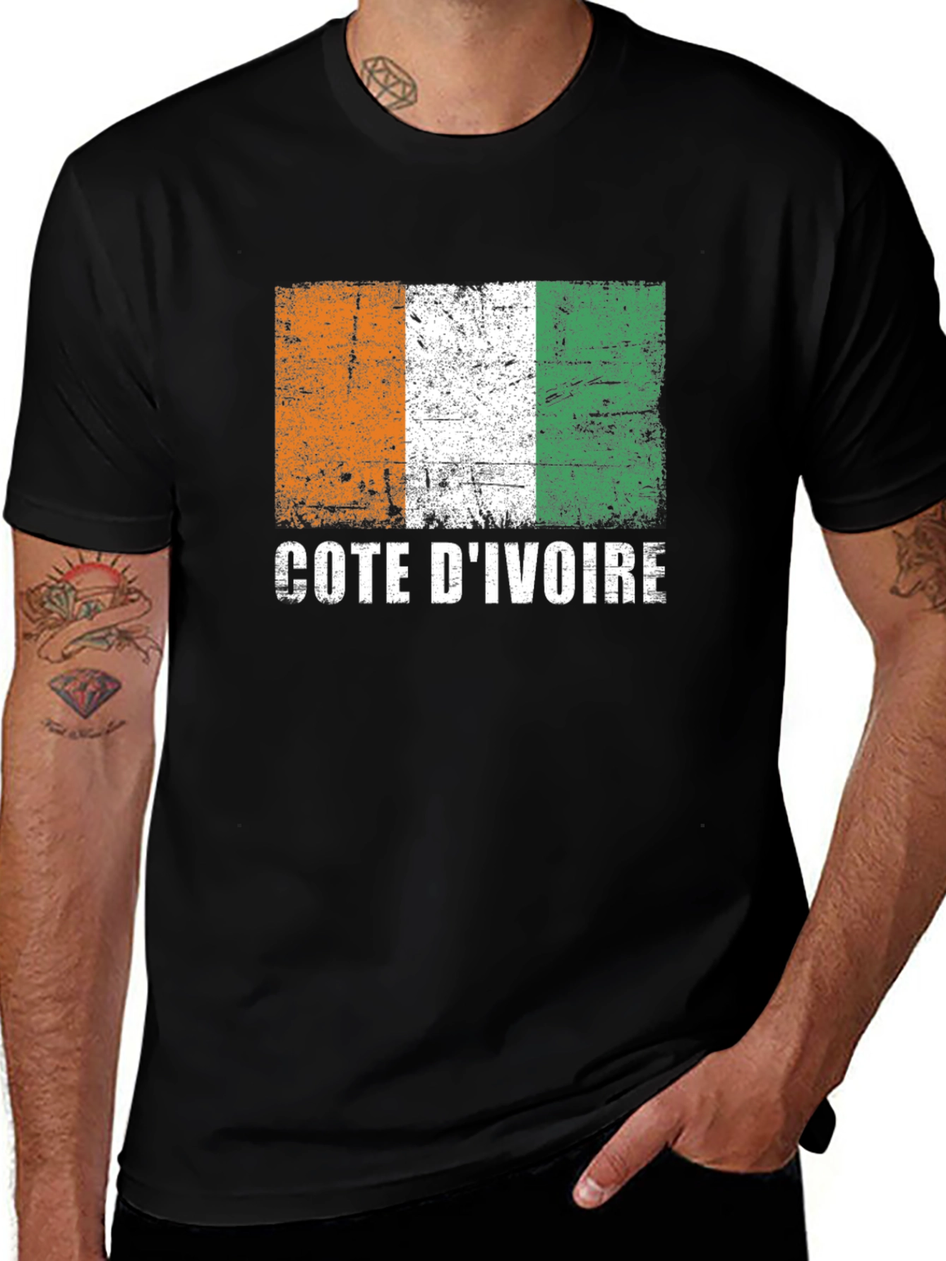 Cote D'Ivoire Flag T-Shirt