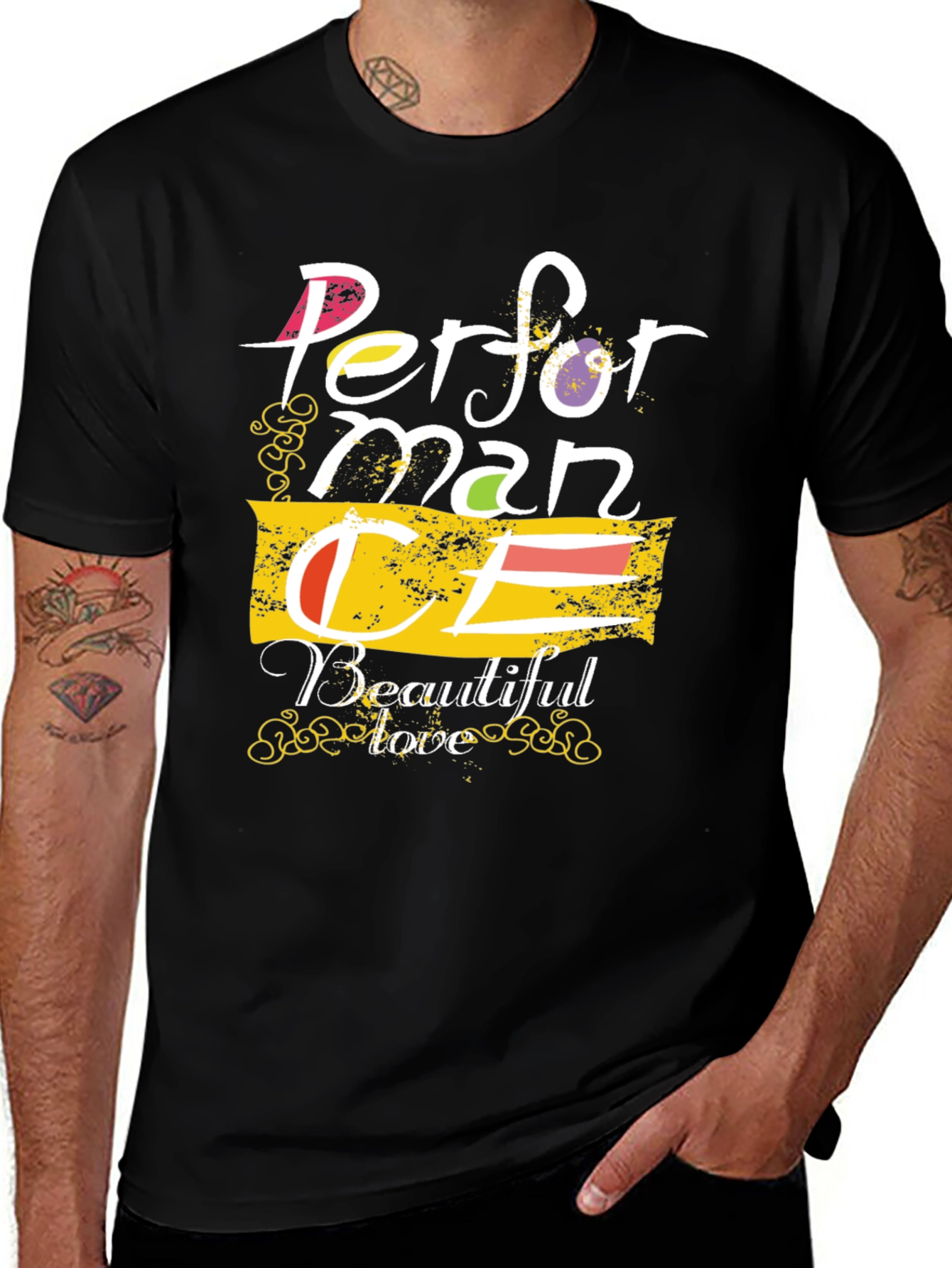 Variant 15 of Performance Beautiful Love Graphic Tee