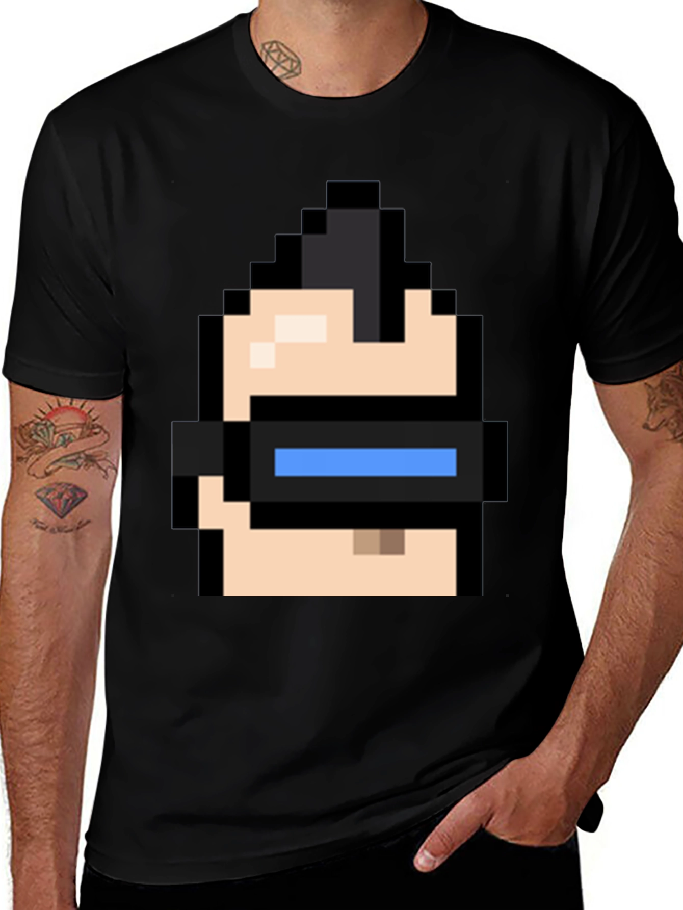 Variant 28 of Pixelated Gamer T-Shirt - Retro Gaming Style