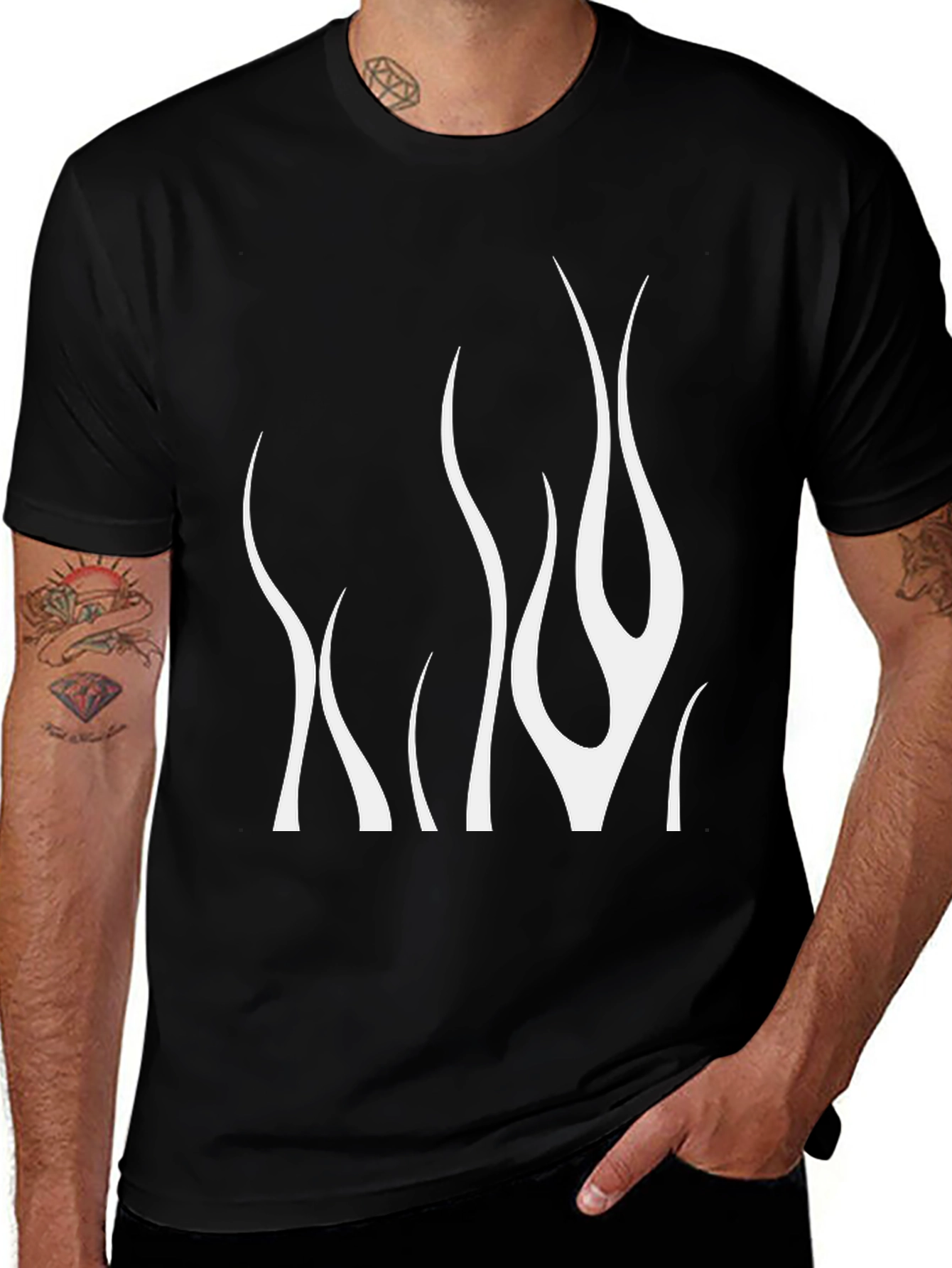 Variant 18 of Bold Graphic Tee - Flame Design