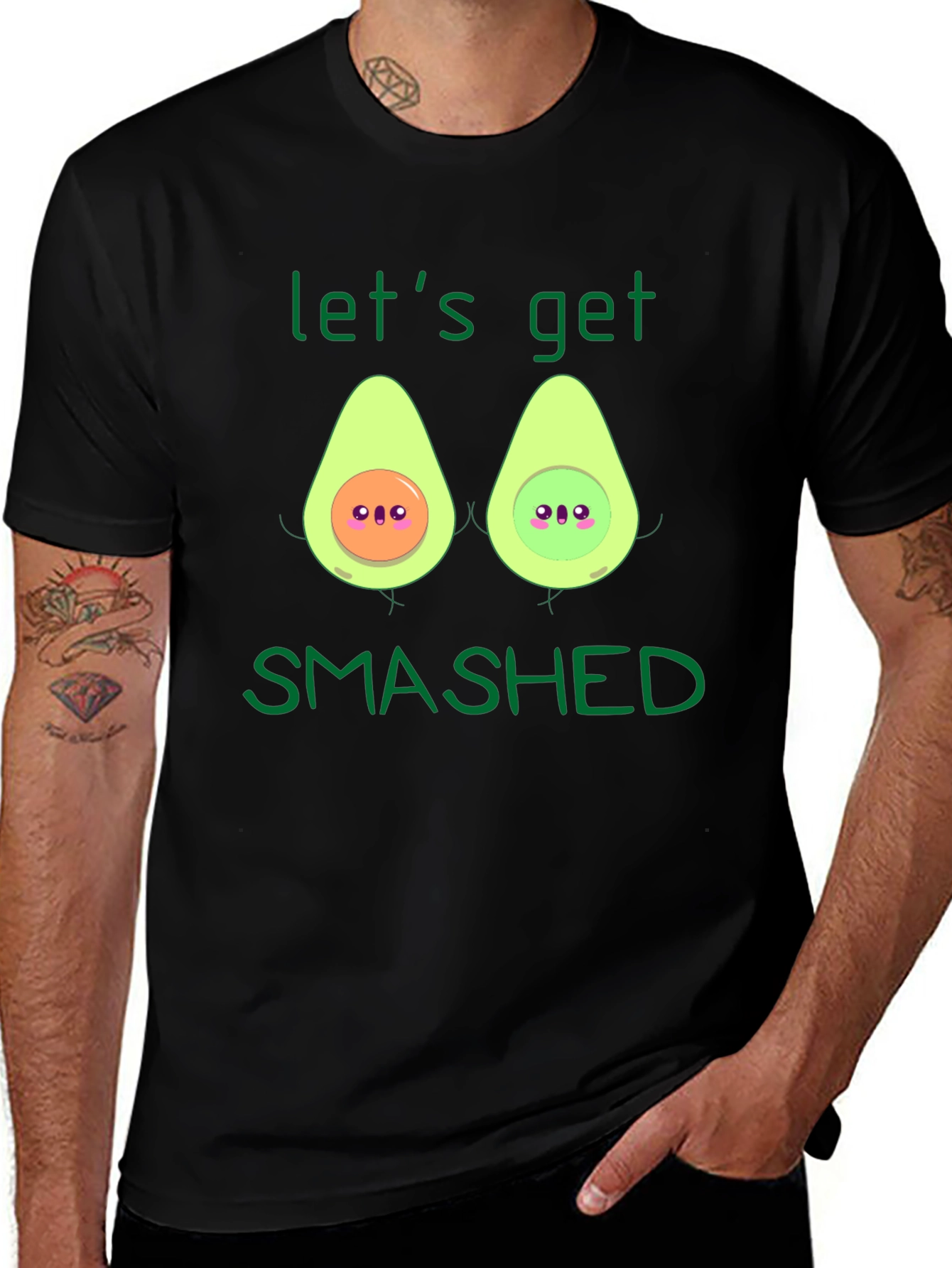 Variant 12 of Let's Get Smashed Avocado T-Shirt