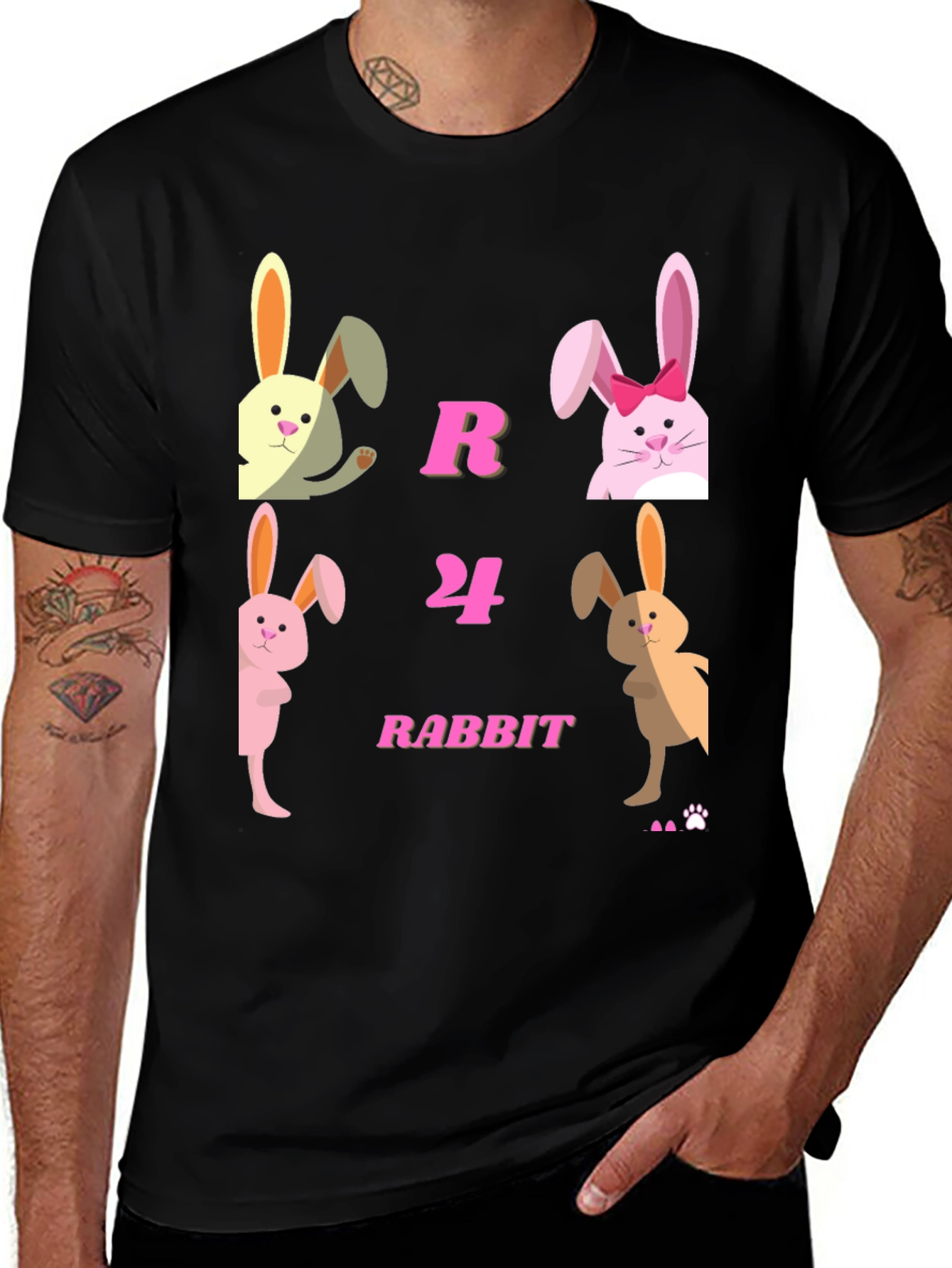 Variant 28 of Rabbit R 4 Rabbit T-Shirt