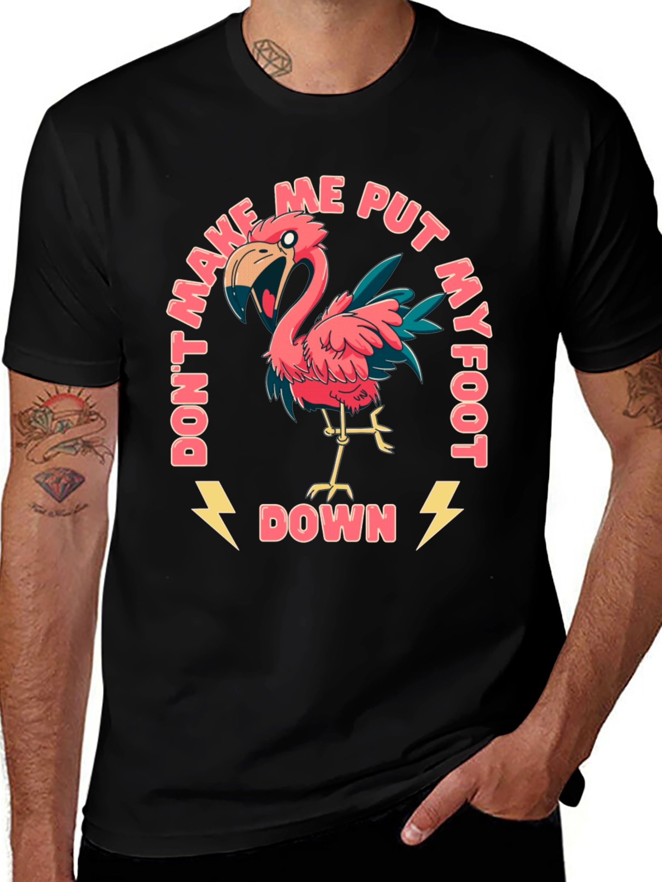 Variant 26 of Don't Make Me Put My Foot Down T-Shirt