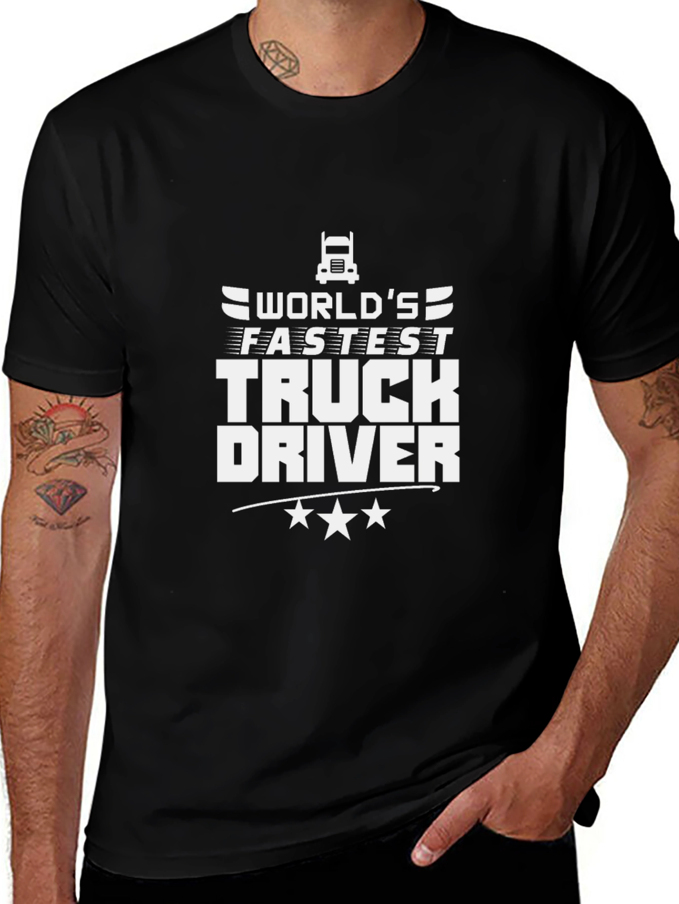 World's Fastest Truck Driver Graphic Tee