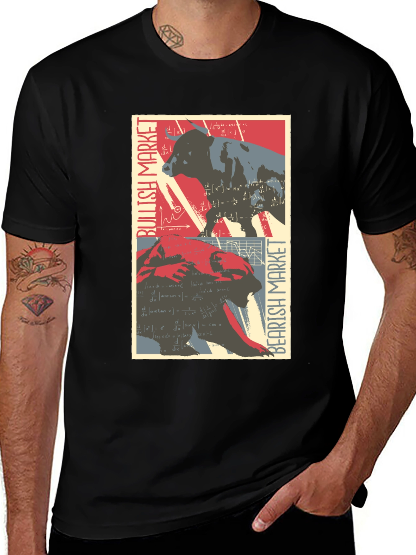 Variant 26 of Bull & Bear Market Graphic Tee