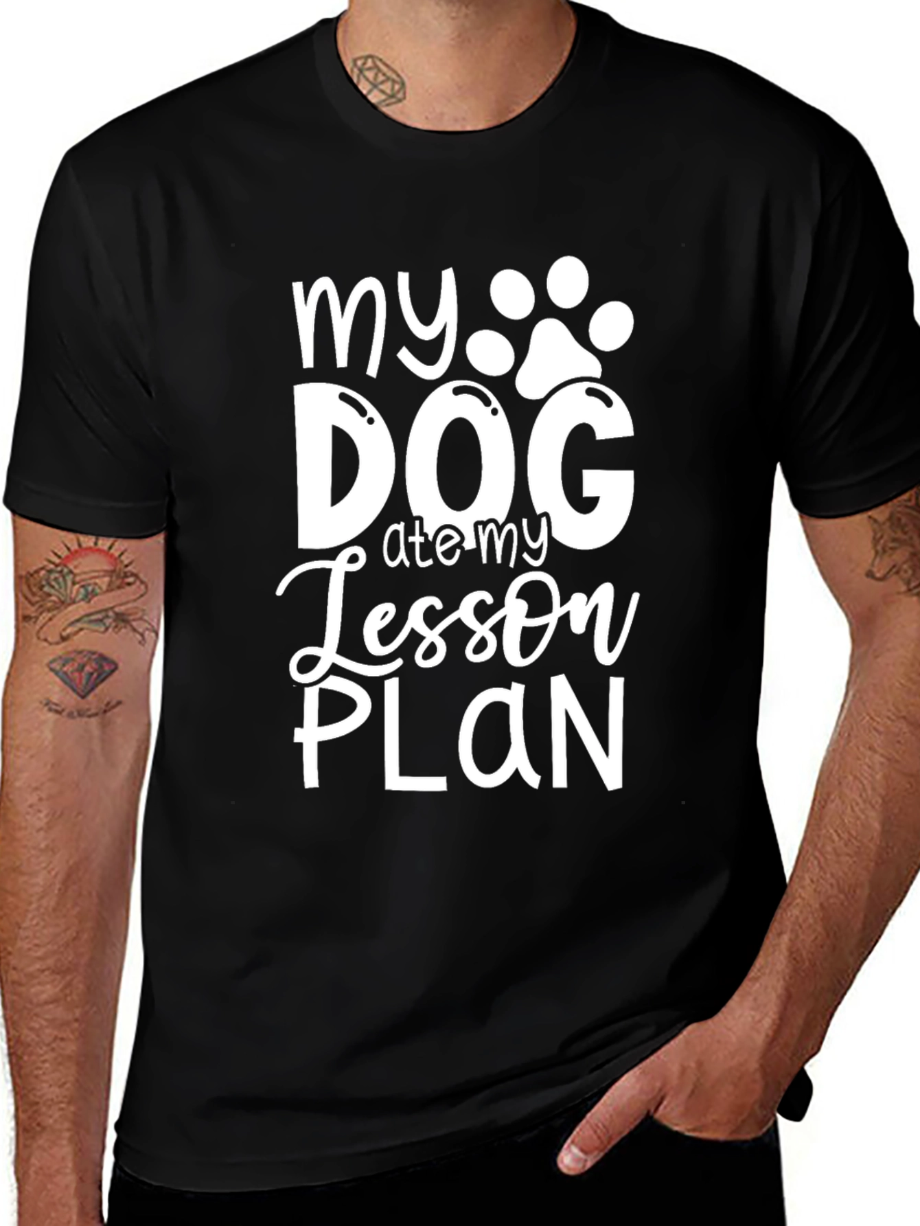 Variant 20 of My Dog Ate My Lesson Plan T-Shirt