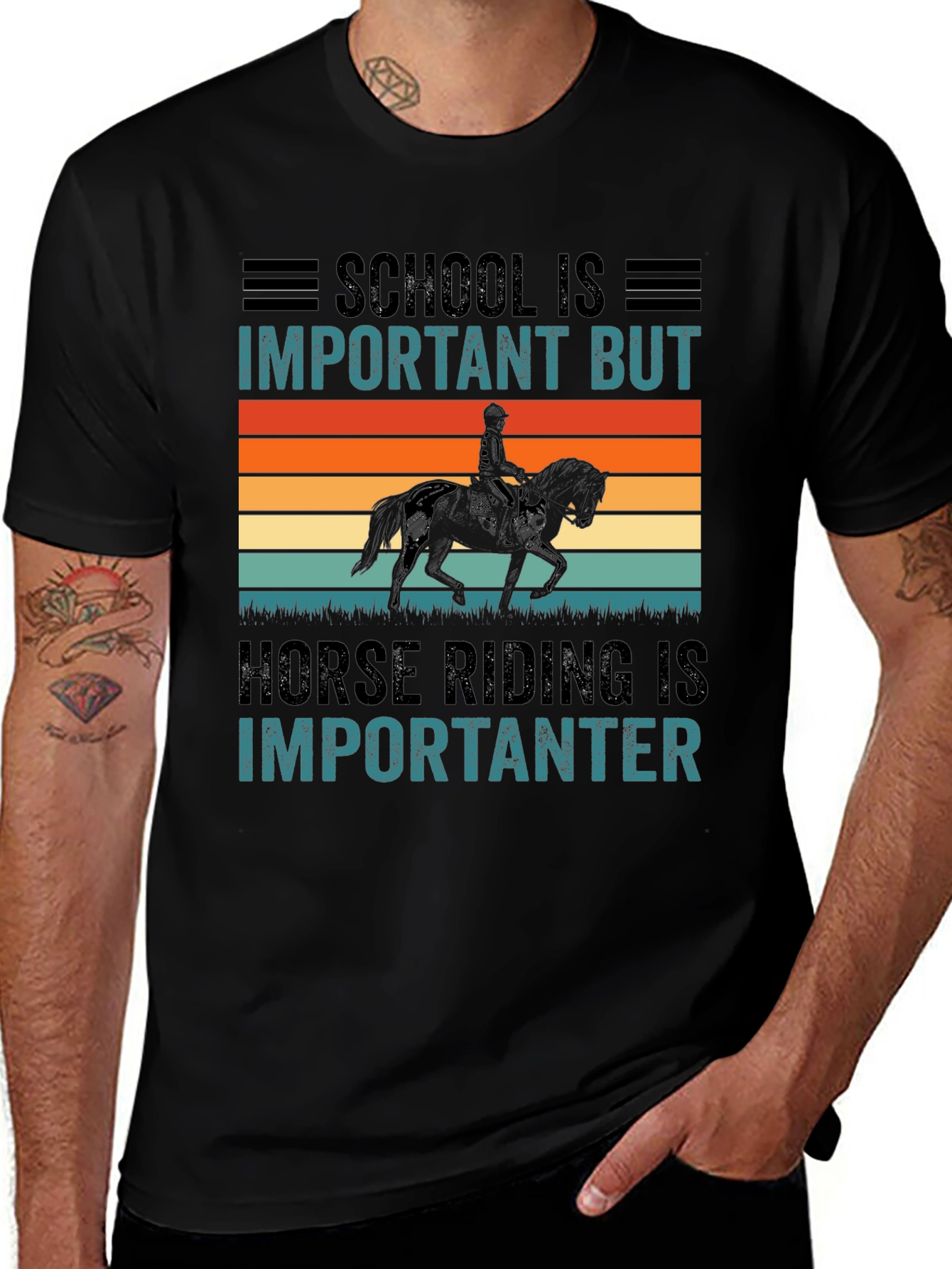 Variant 17 of Horse Riding is Importanter Graphic Tee
