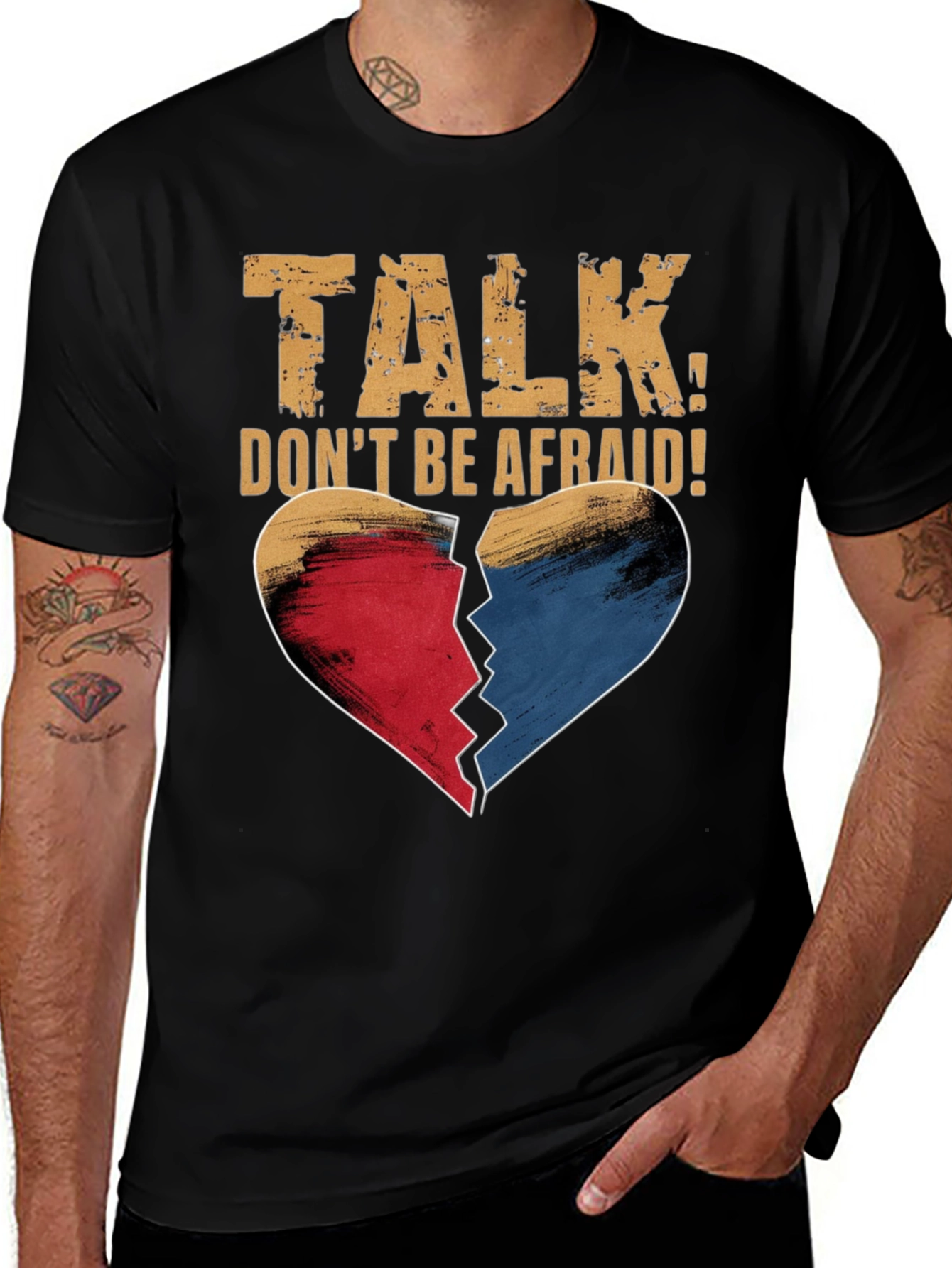 Variant 13 of Talk Don't Be Afraid T-Shirt