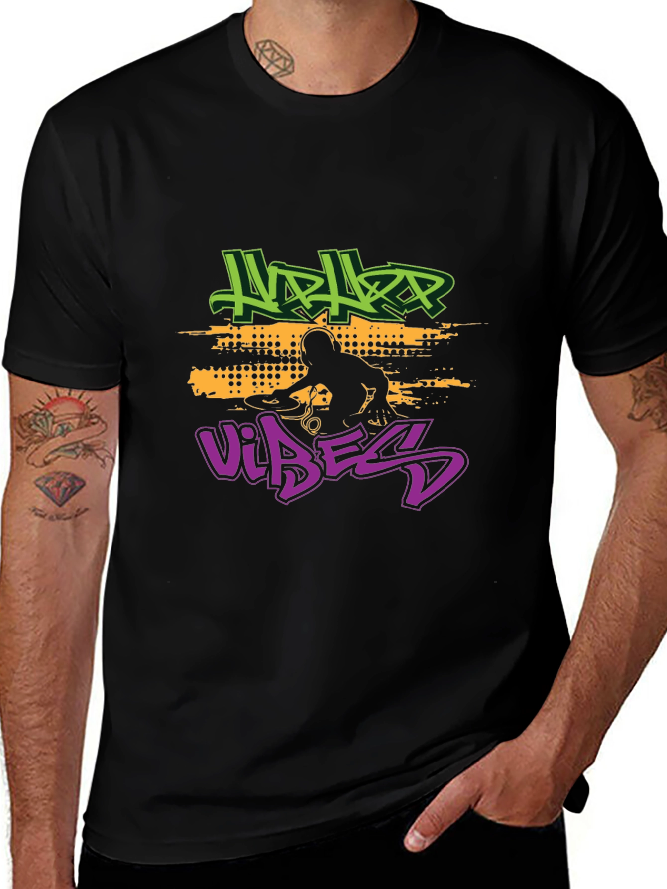 Variant 9 of Hip Hop Vibes Graphic T-Shirt