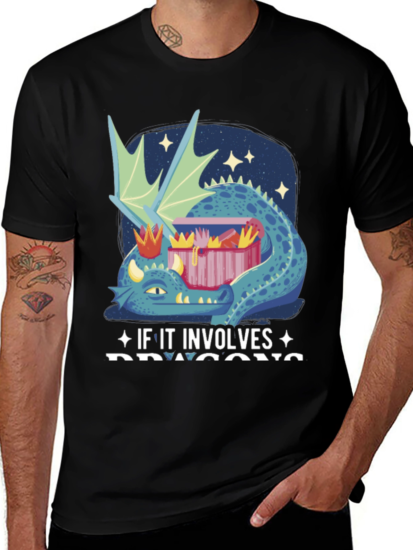 Variant 29 of If It Involves Dragons T-Shirt
