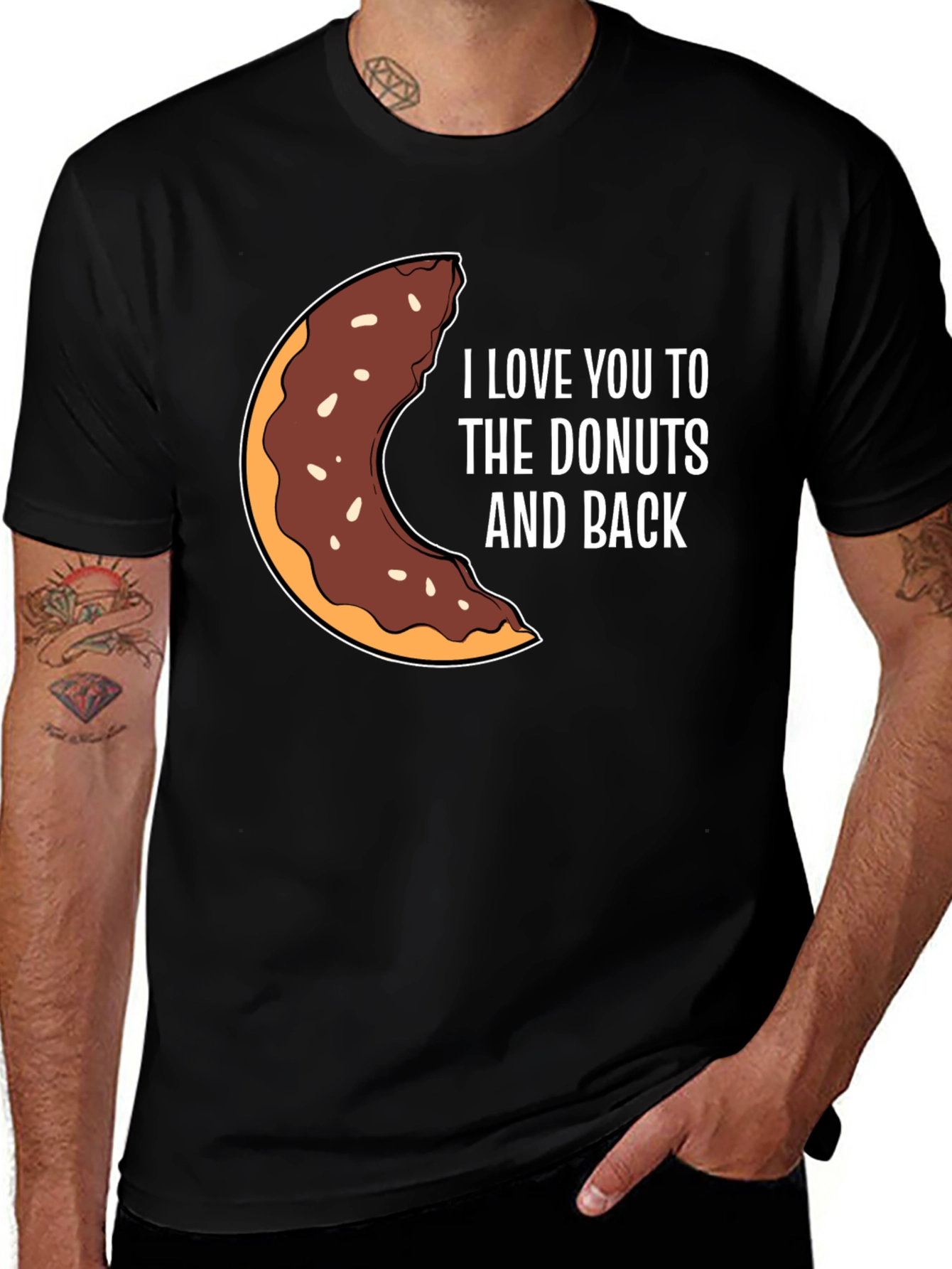 Variant 10 of I Love You To The Donuts And Back T-Shirt