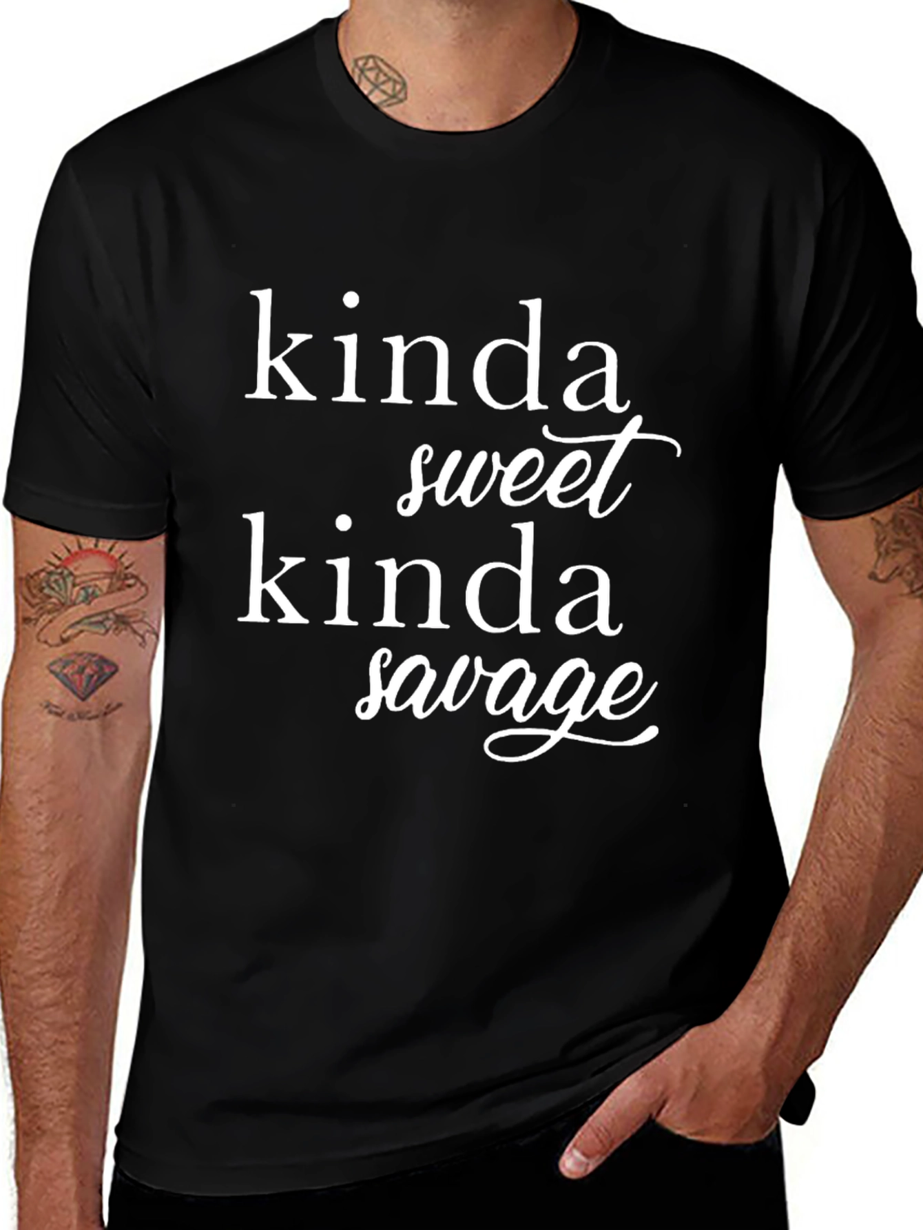 Variant 29 of Kinda Sweet Kinda Savage Graphic Tee