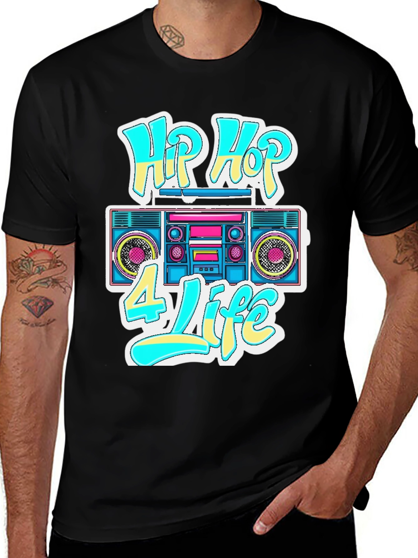 Variant 19 of Hip Hop 4 Life Graphic T-Shirt