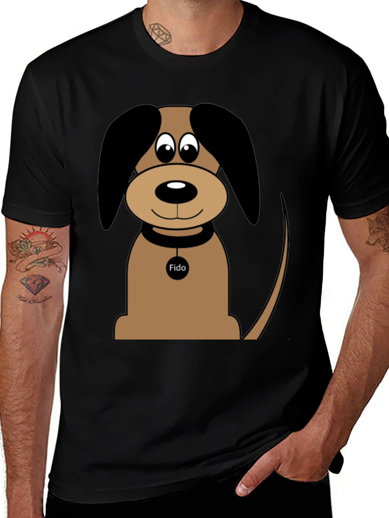 Variant 15 of Cartoon Dog T-Shirt - Fido
