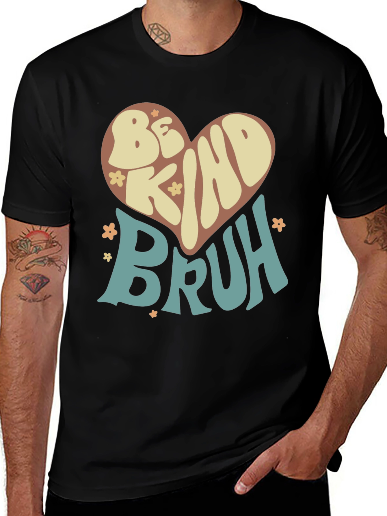 Variant 10 of Be Kind Bruh Graphic T-Shirt
