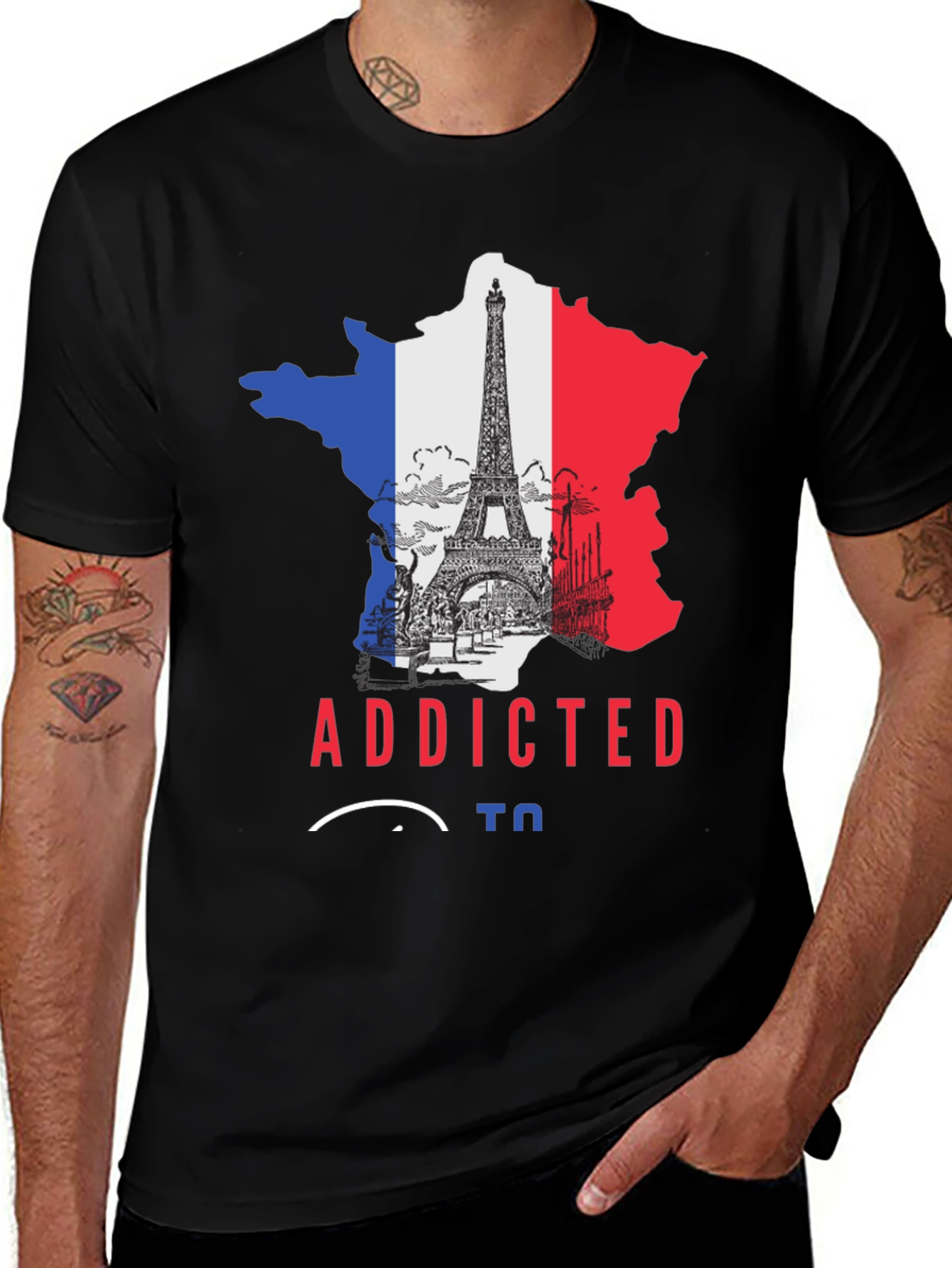 Addicted to France Graphic T-Shirt