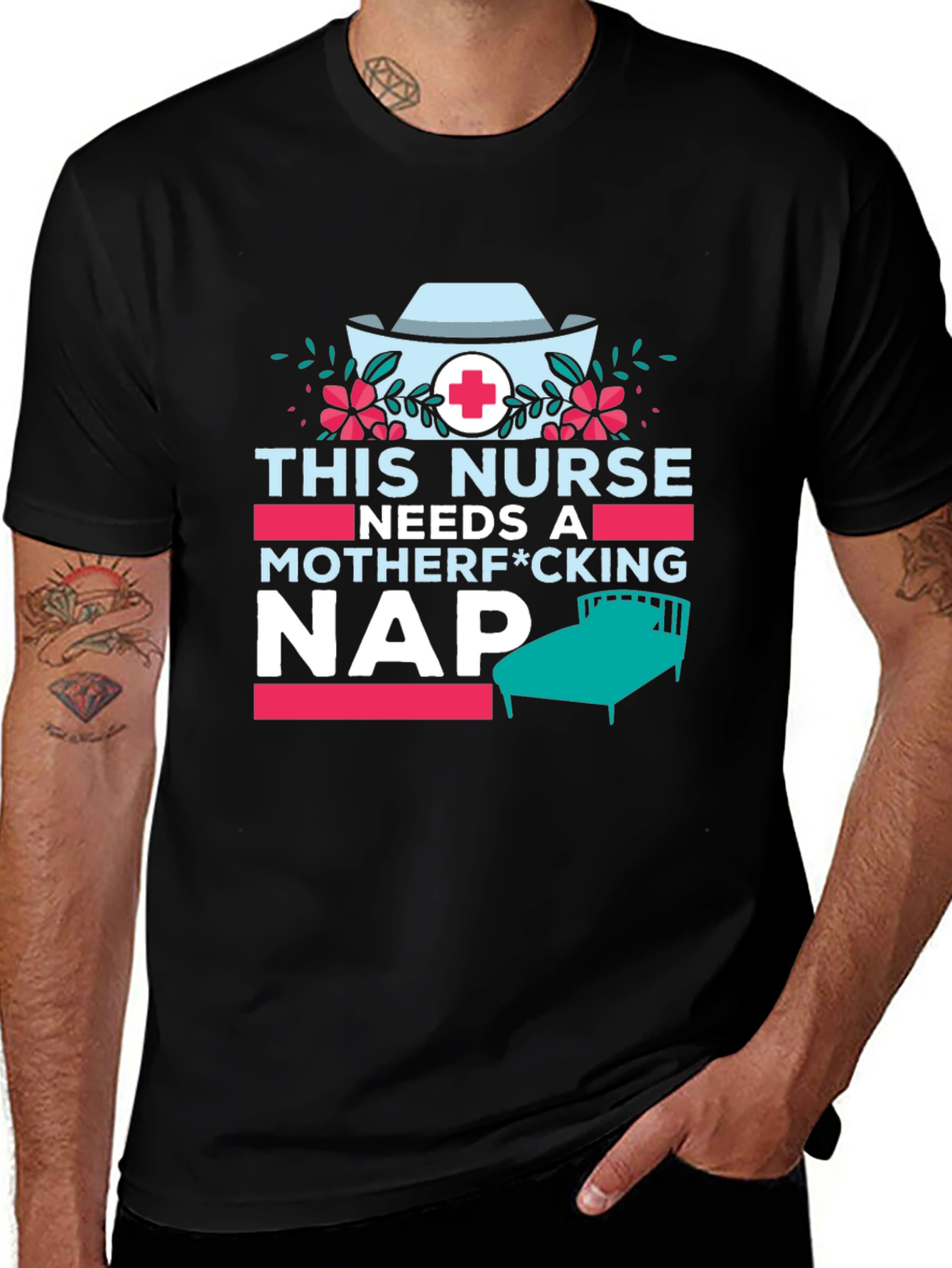 Variant 29 of Needs A Nap T-Shirt - Nurse Gift