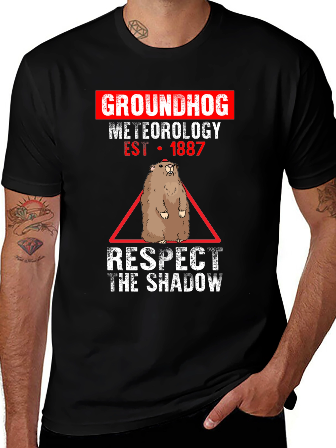Groundhog Day "Respect The Shadow" T-Shirt