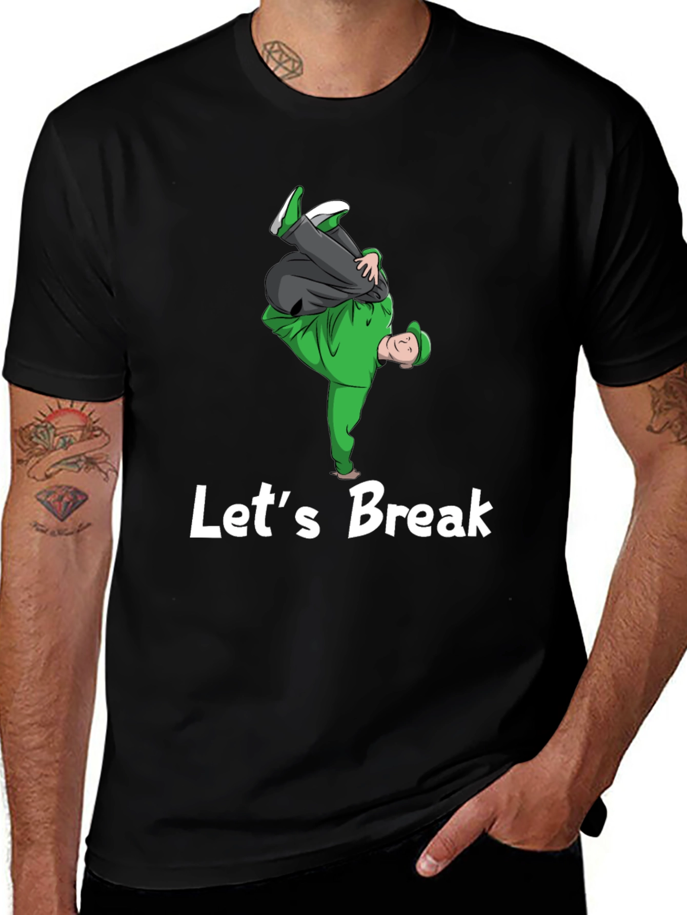Variant 22 of Let's Break Dance T-Shirt