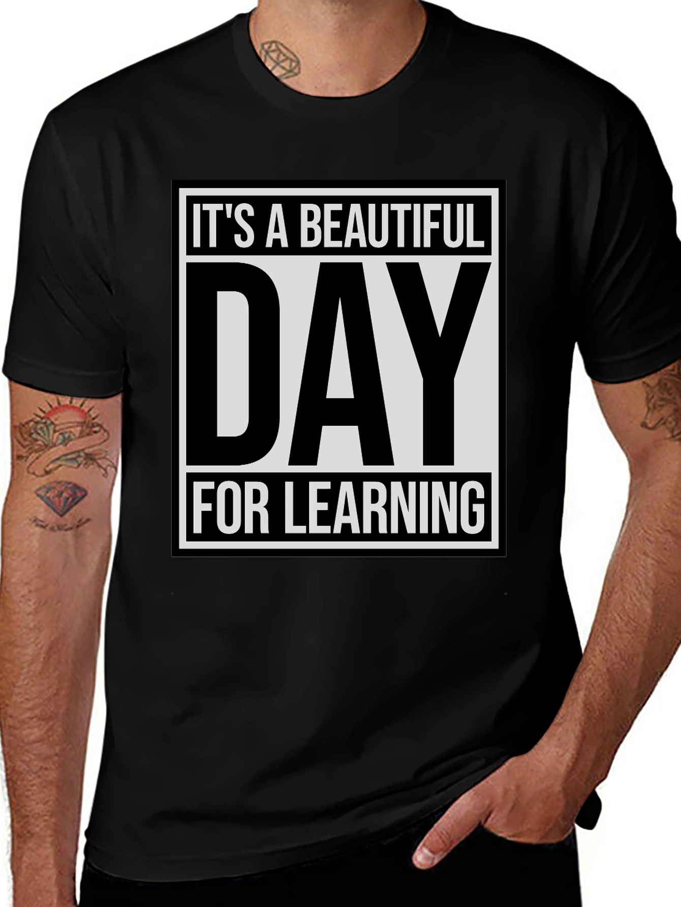 Variant 5 of Beautiful Day for Learning Graphic Tee