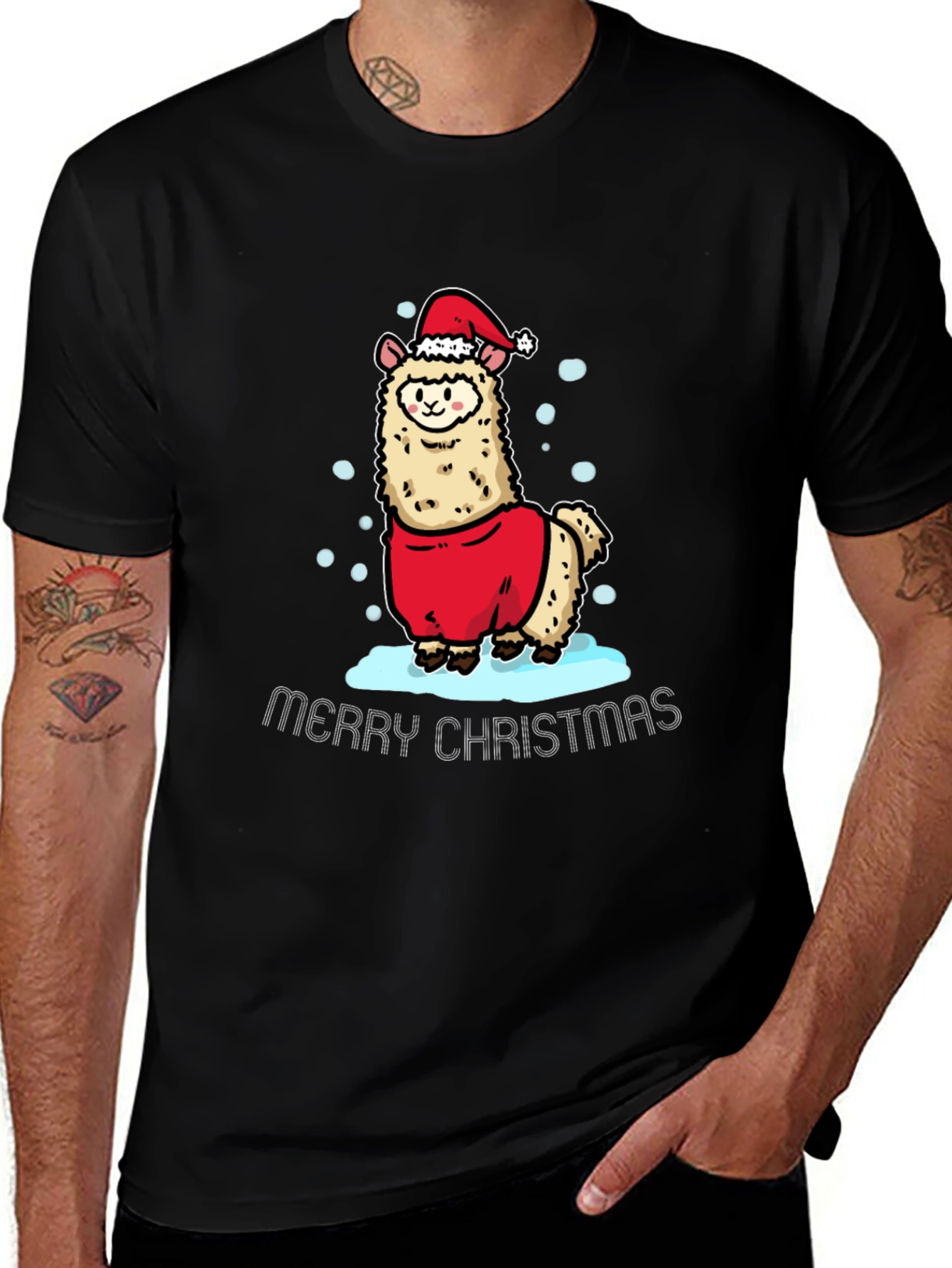 Christmas Llama T-Shirt