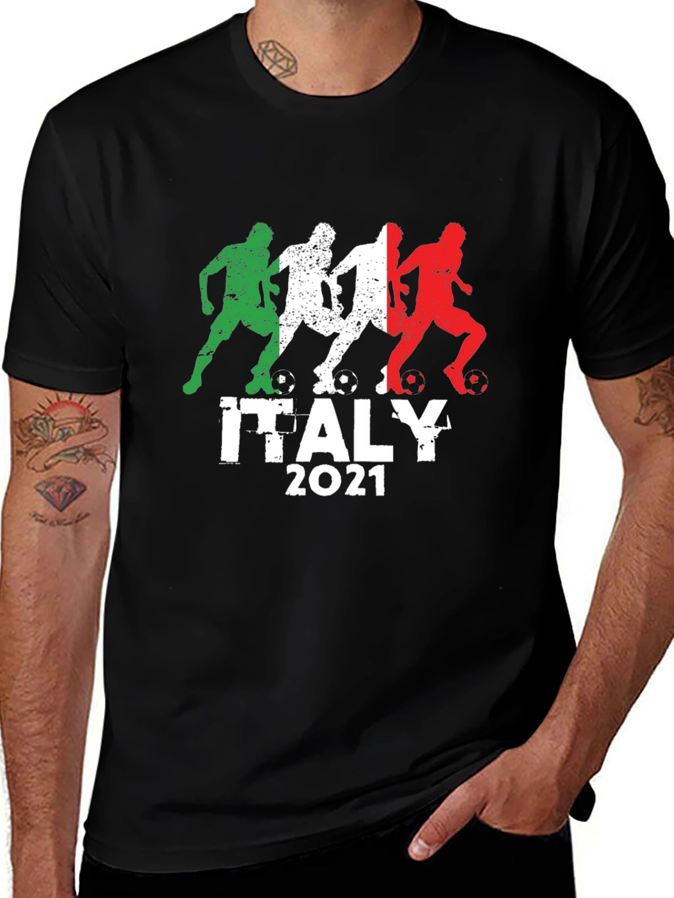 Variant 12 of Italy Soccer 2021 Graphic T-Shirt