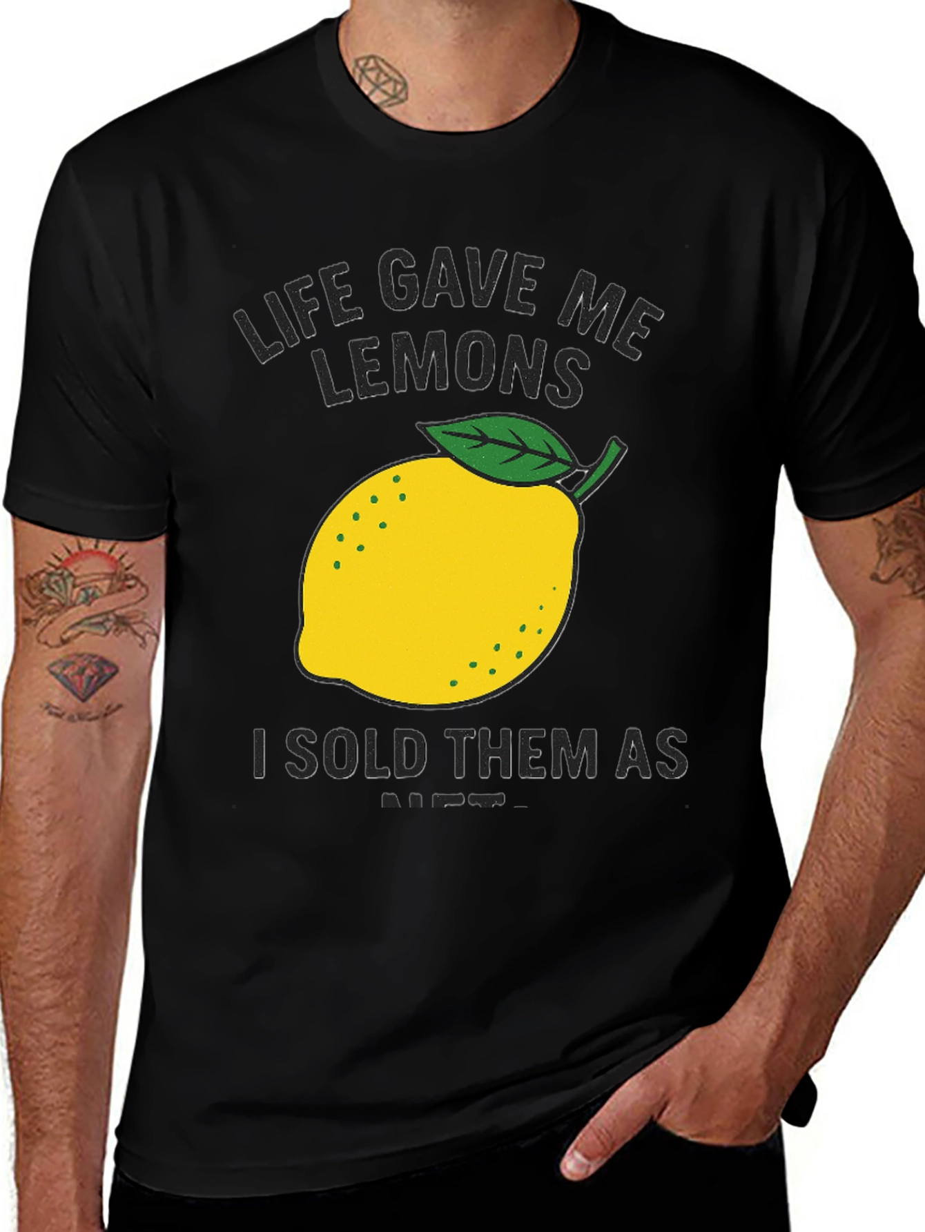 Variant 10 of Life Gave Me Lemons T-Shirt - Funny Graphic Tee